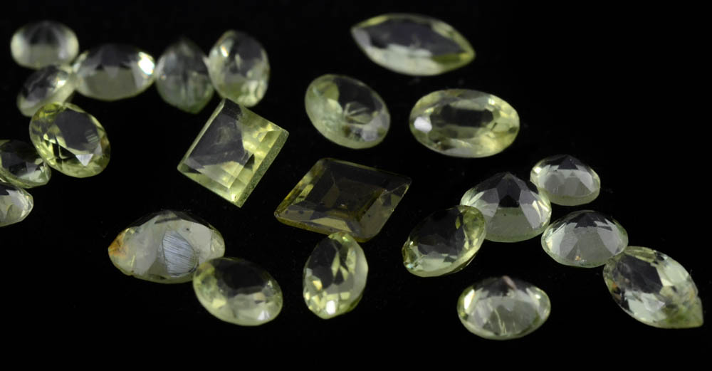 Group of Loose 5.47 CTW Peridot Gemstones