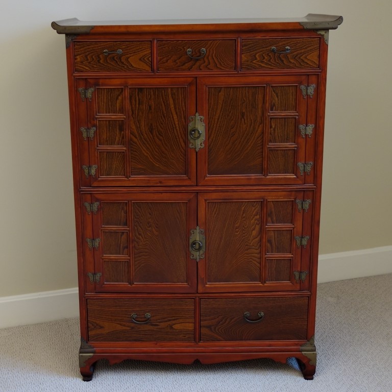 Vintage Korean Elm Chest