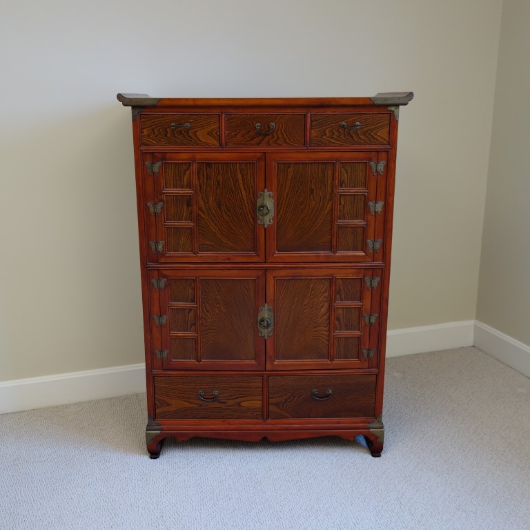 Vintage Korean Elm Chest
