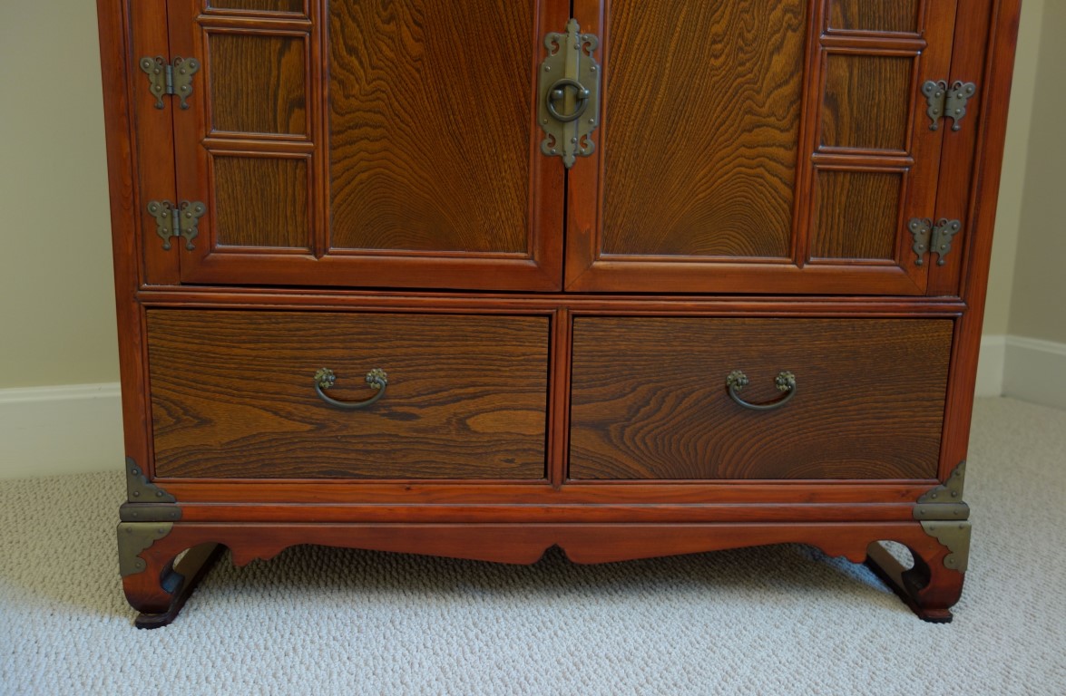 Vintage Korean Elm Chest