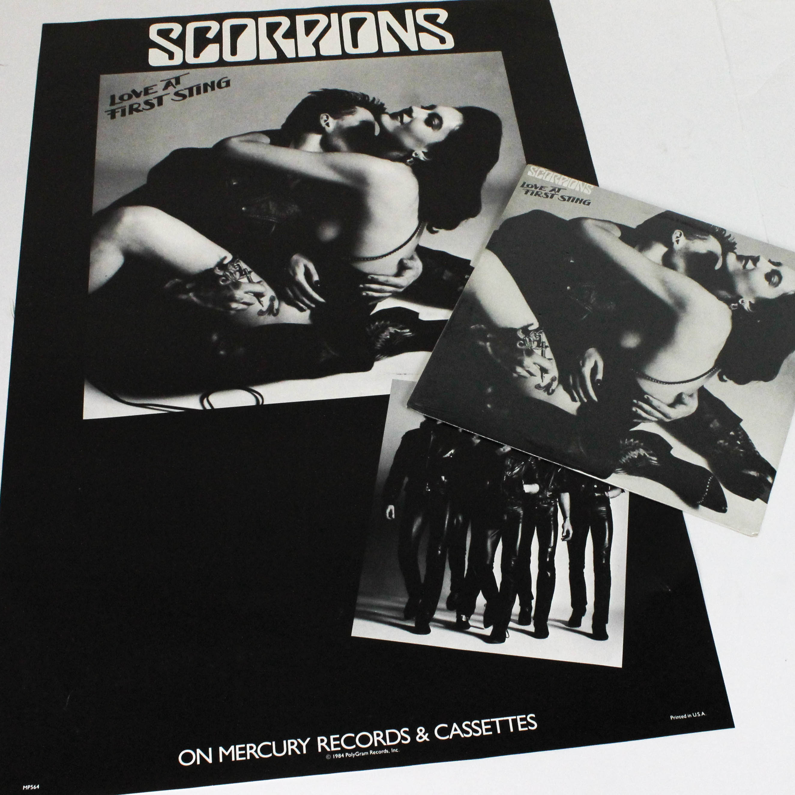 The Scorpions "Love at First Sting" Album and Poster