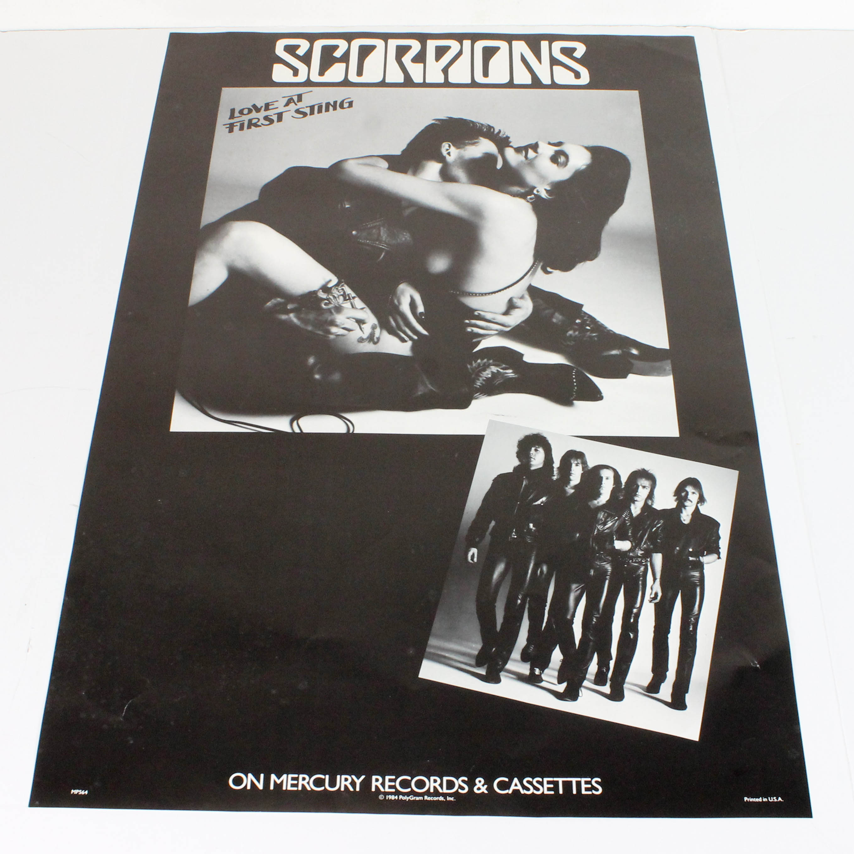 The Scorpions "Love at First Sting" Album and Poster