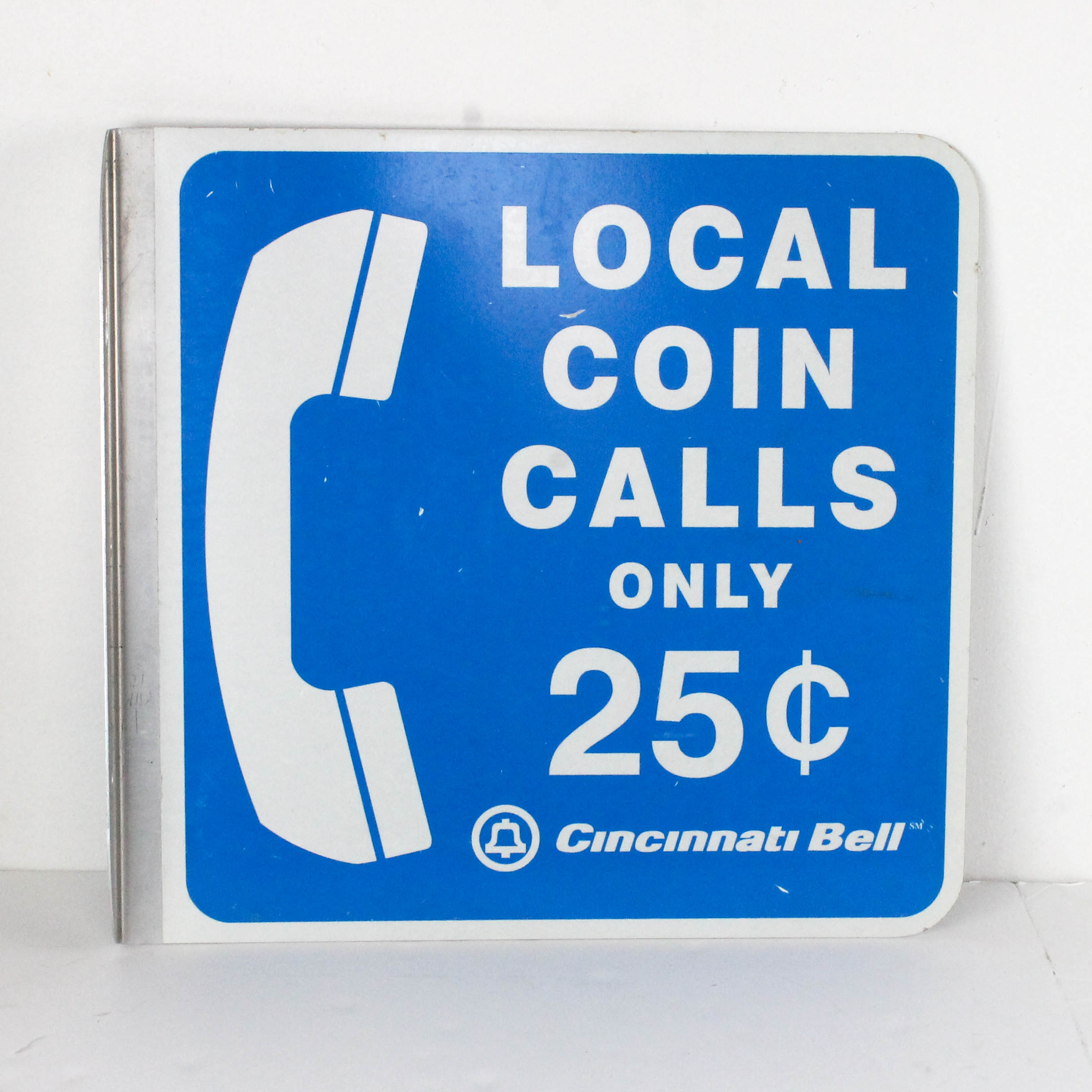 Aluminum Pay Phone Sign