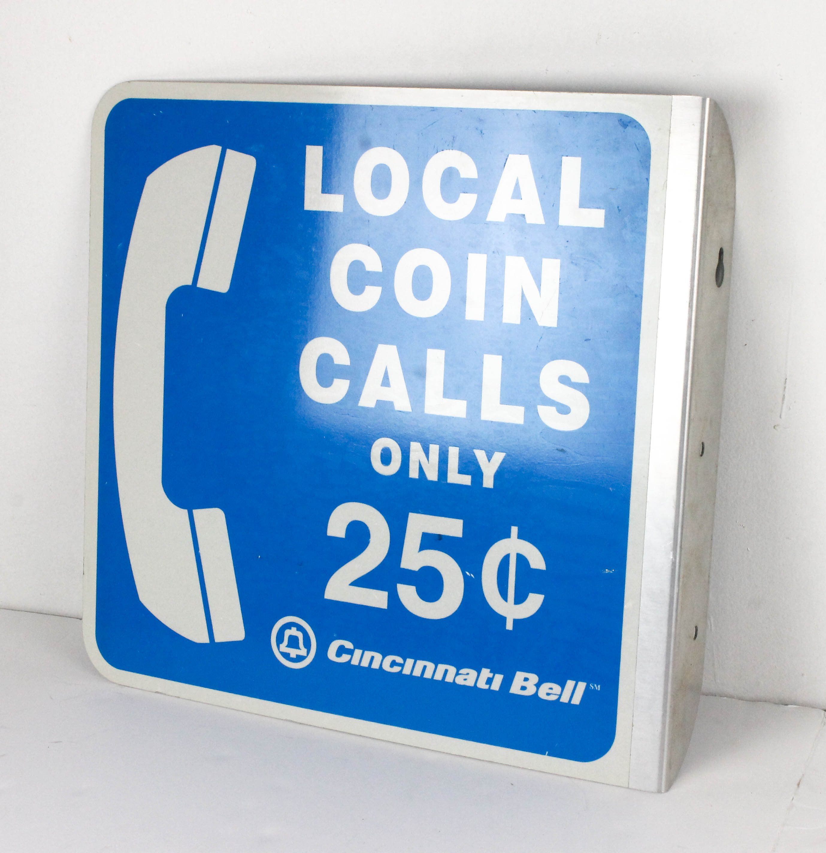 Aluminum Pay Phone Sign