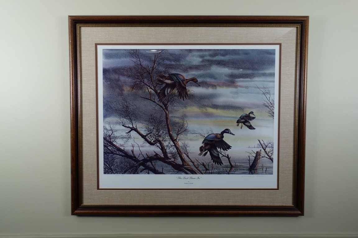 Donald W. Blais Limited Edition Print "The Last Three In"