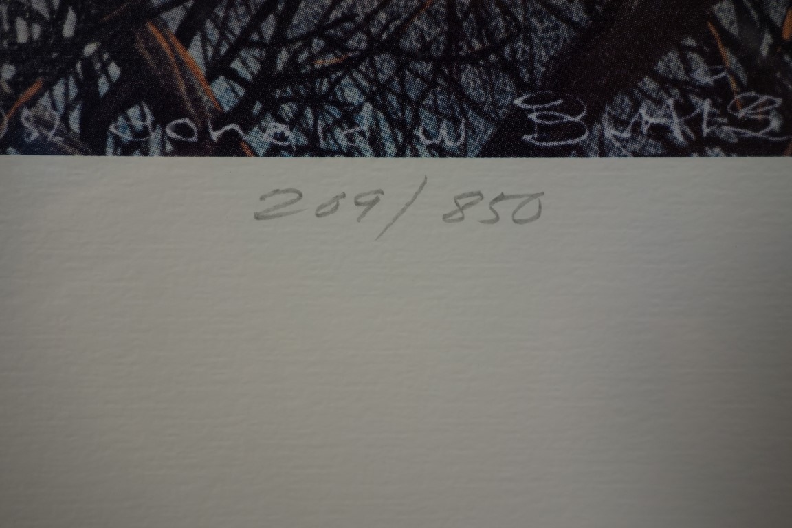 Donald W. Blais Limited Edition Print "The Last Three In"