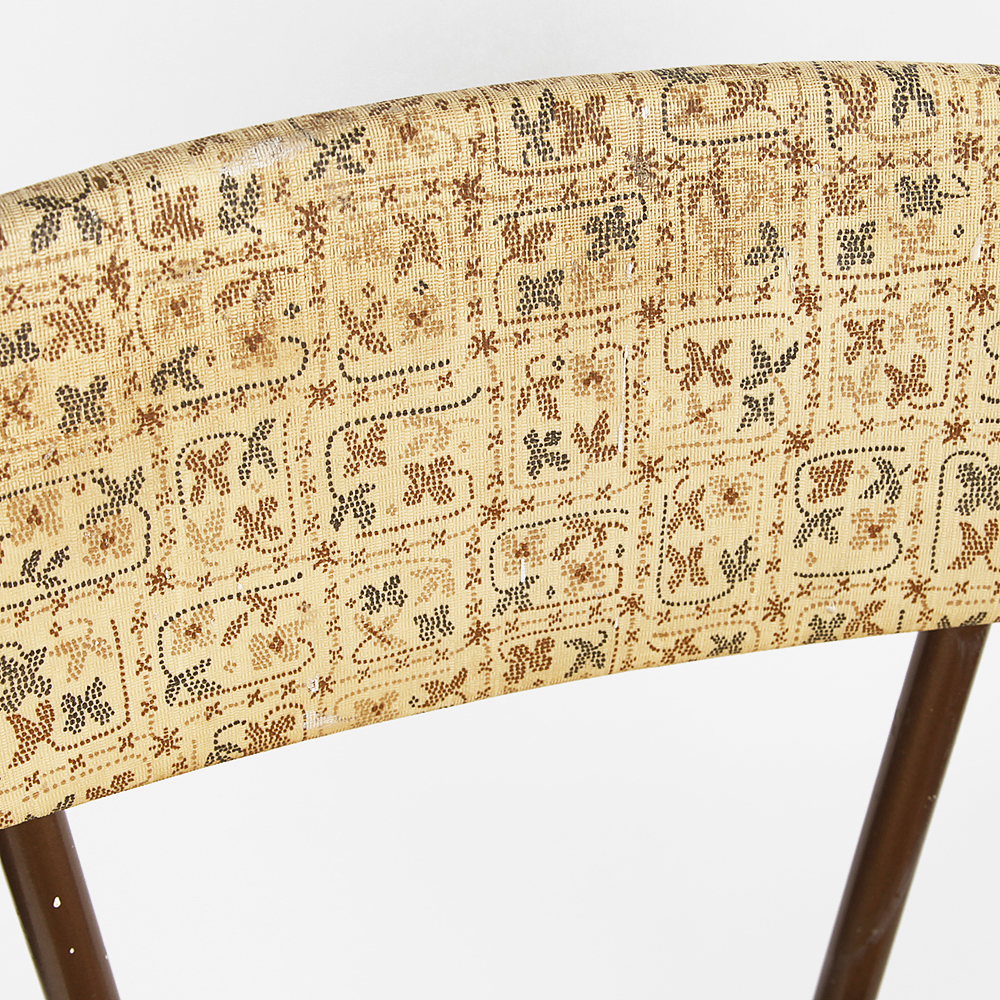 Vintage Vinyl Kitchen Stool