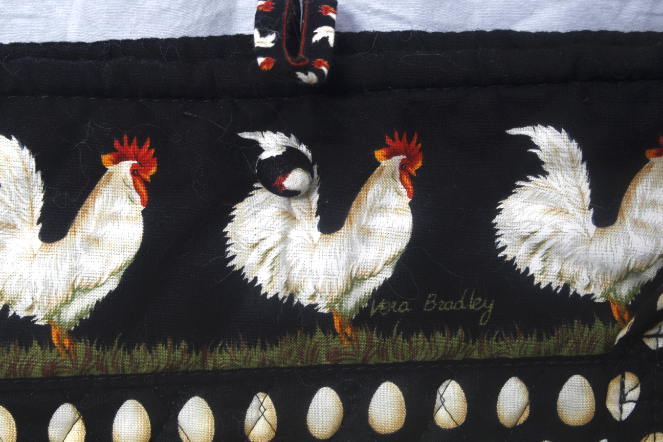 Five Pieces of Retired Vera Bradley "Chanticleer" Items