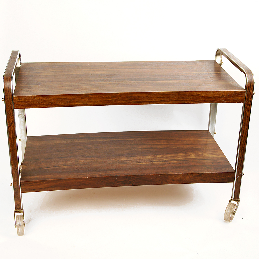 Small Vintage Rolling Cart