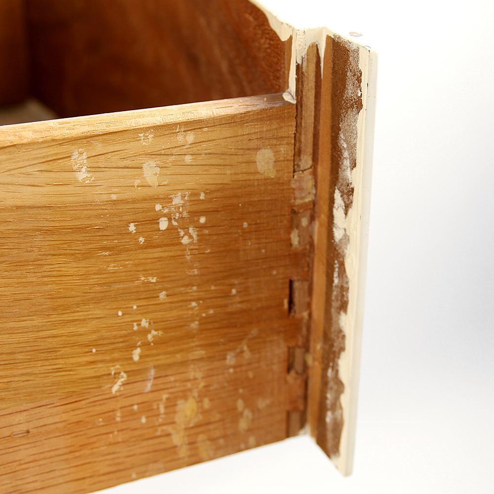 Vintage White Nightstand