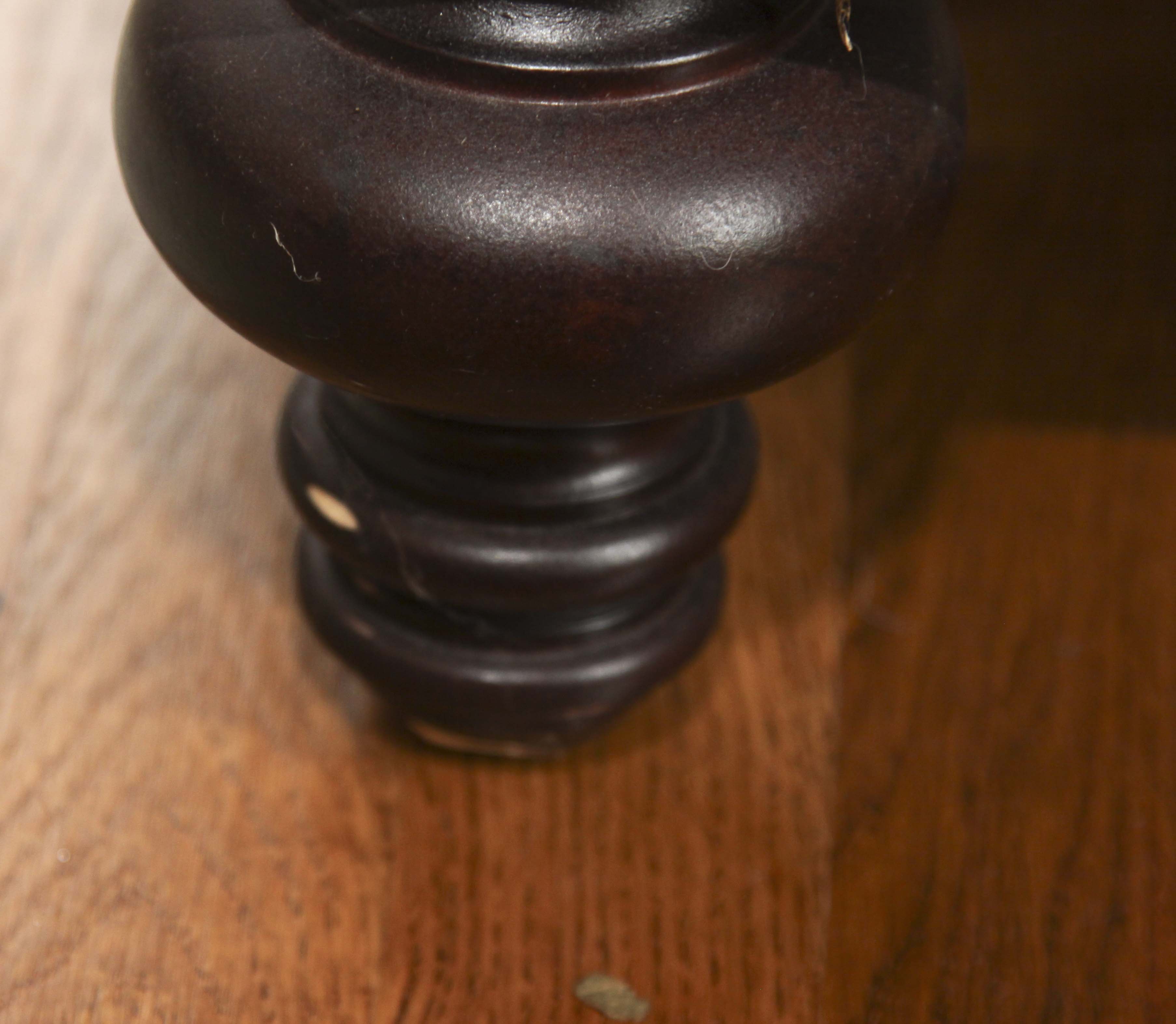 Henredon Red and Gold Striped Armchair