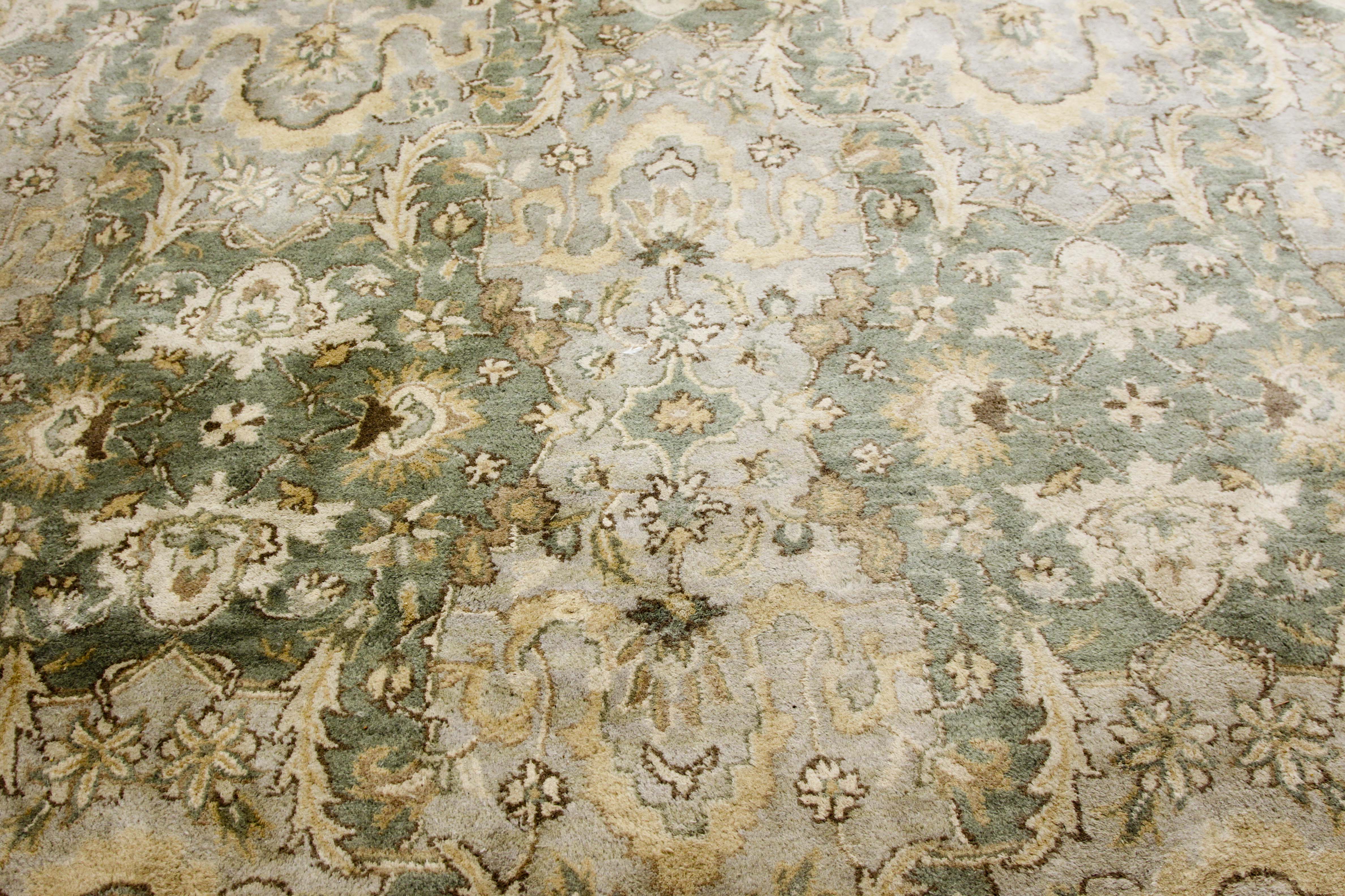 Large Tufted "Thyme Persian" Area Rug by Pottery Barn