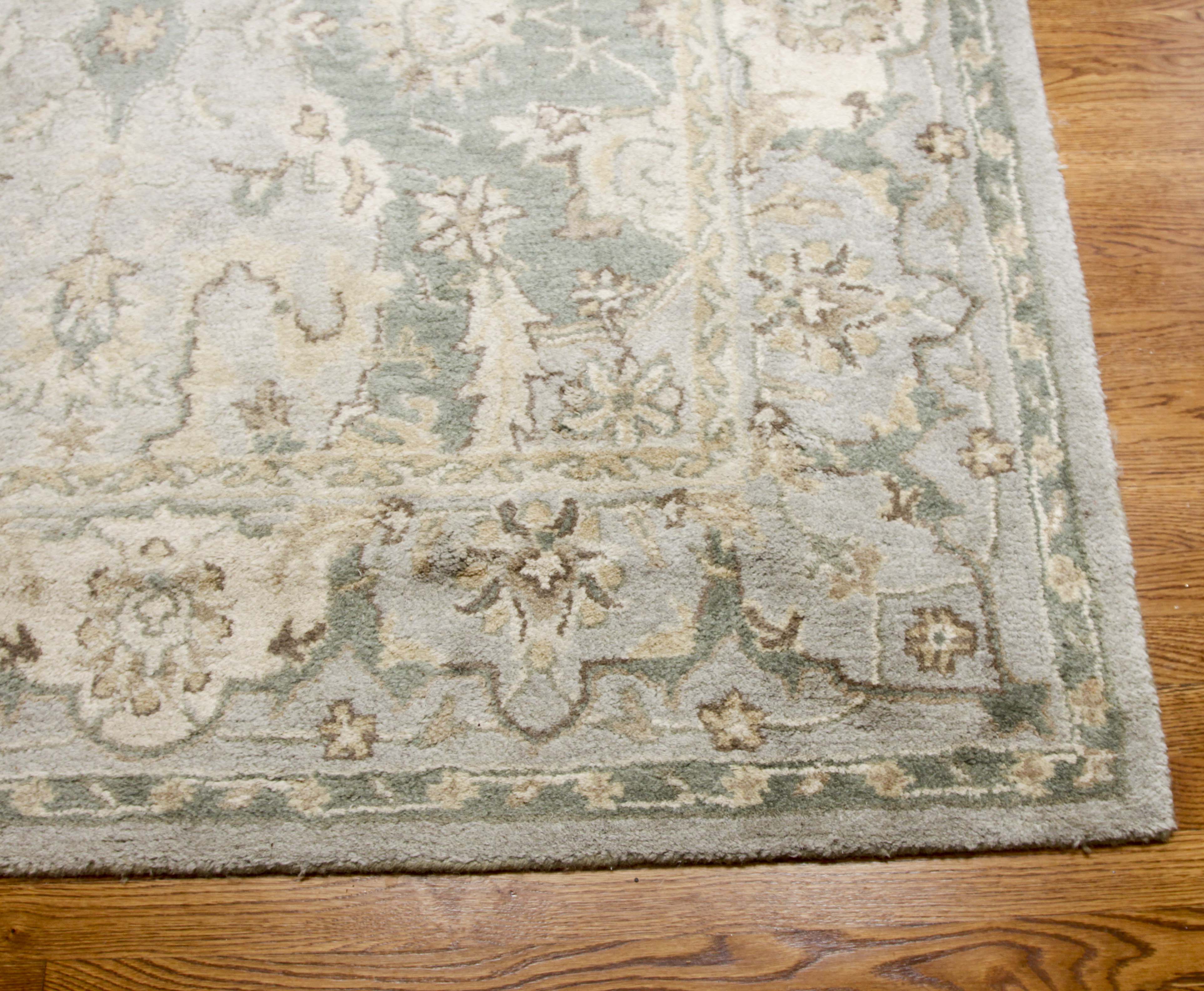 Large Tufted "Thyme Persian" Area Rug by Pottery Barn