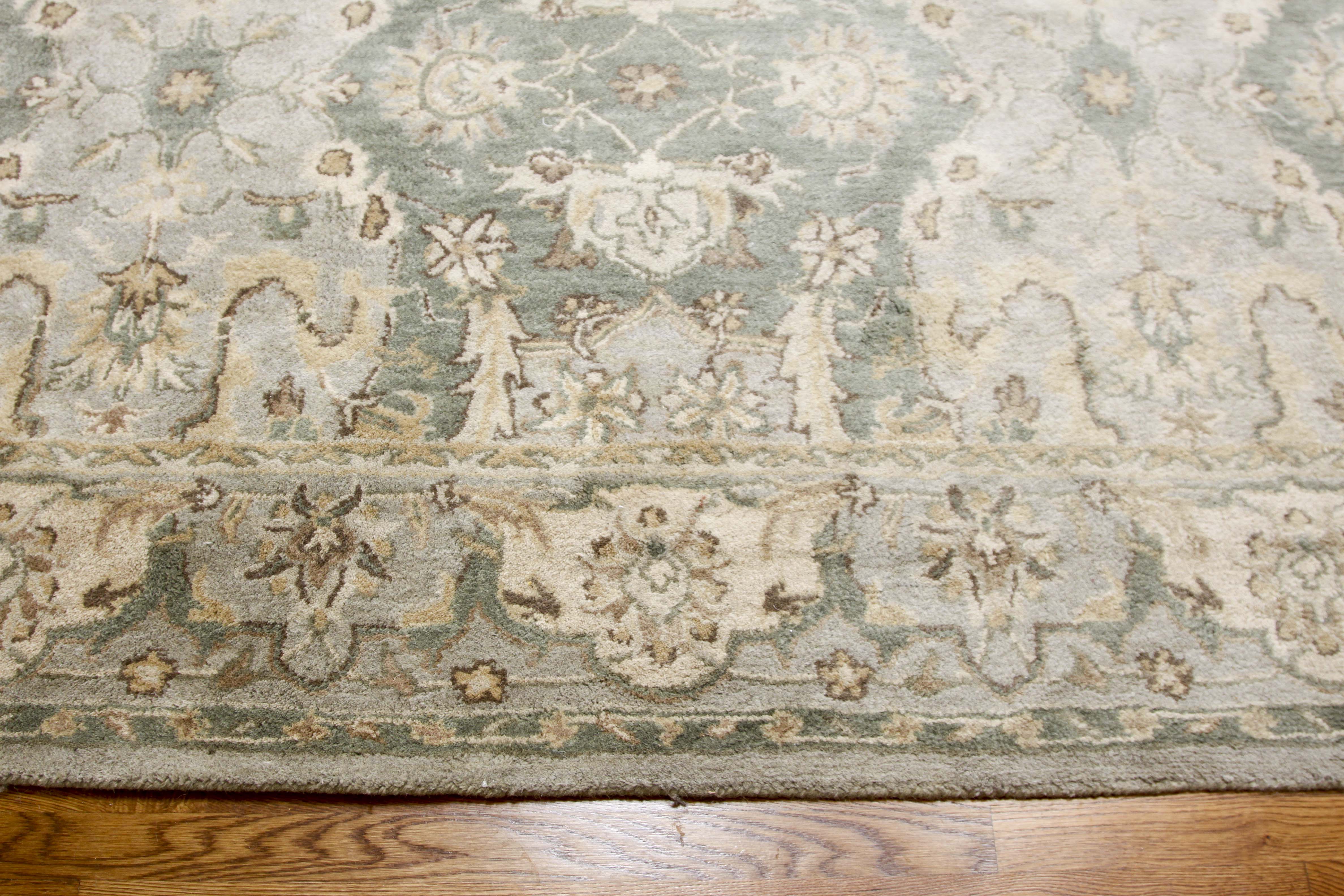 Large Tufted "Thyme Persian" Area Rug by Pottery Barn