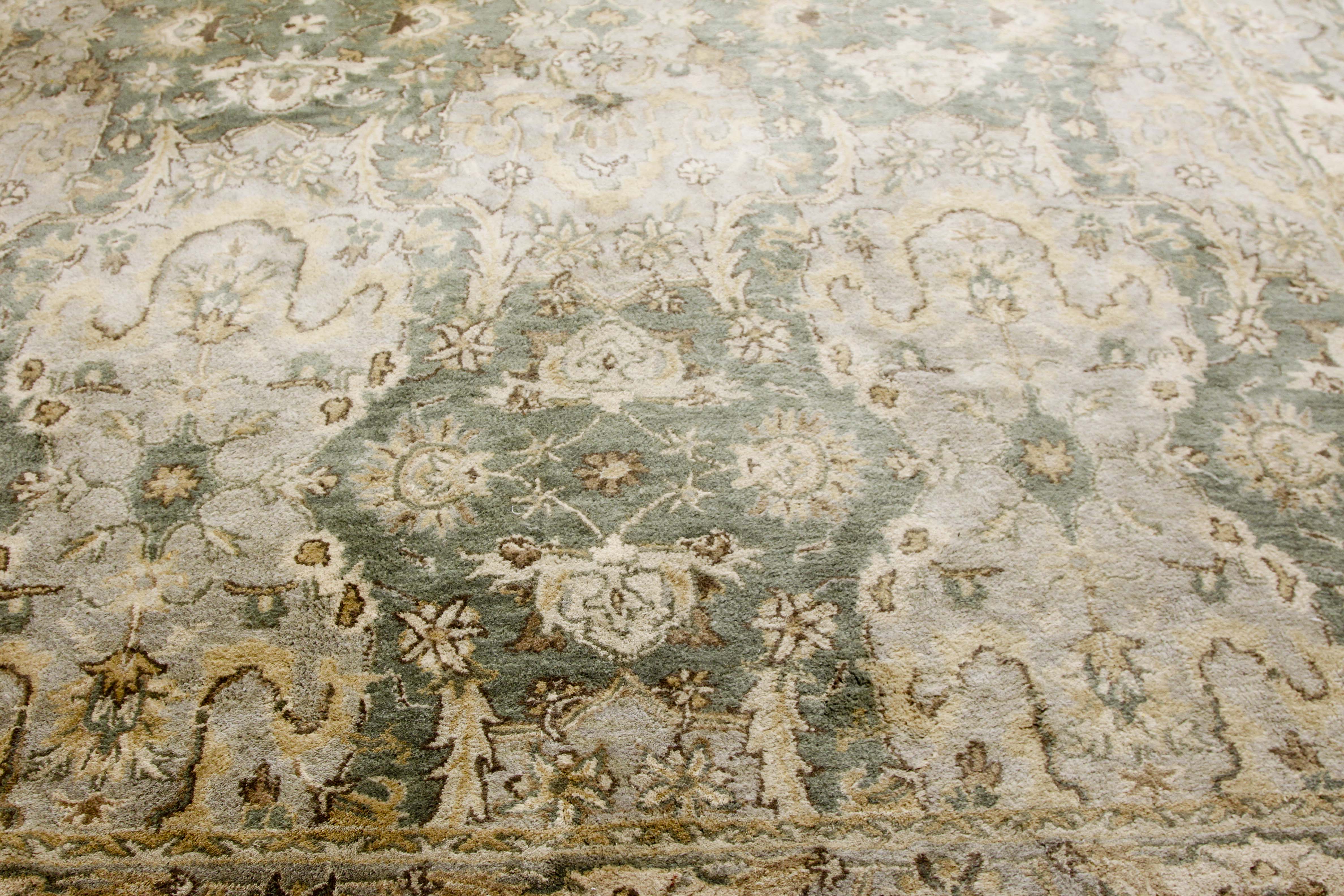 Large Tufted "Thyme Persian" Area Rug by Pottery Barn
