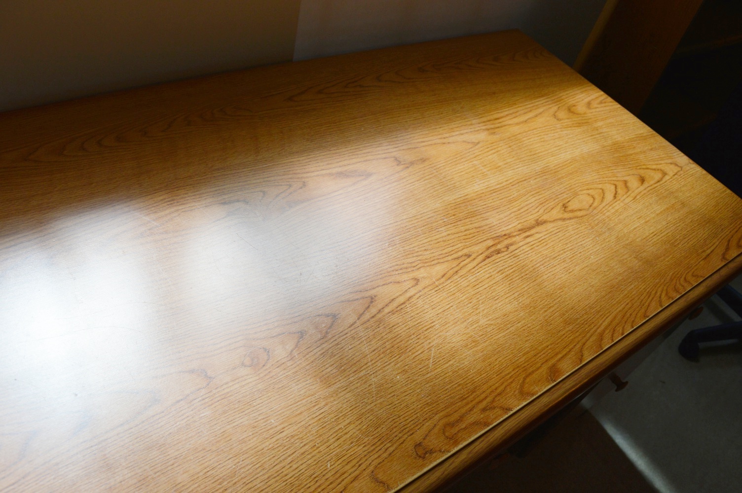 Contemporary Light Oak Desk