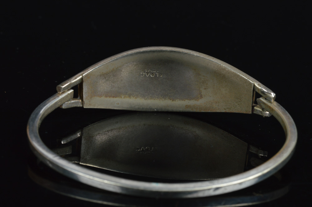 Mexican Silver Bracelet and Earrings