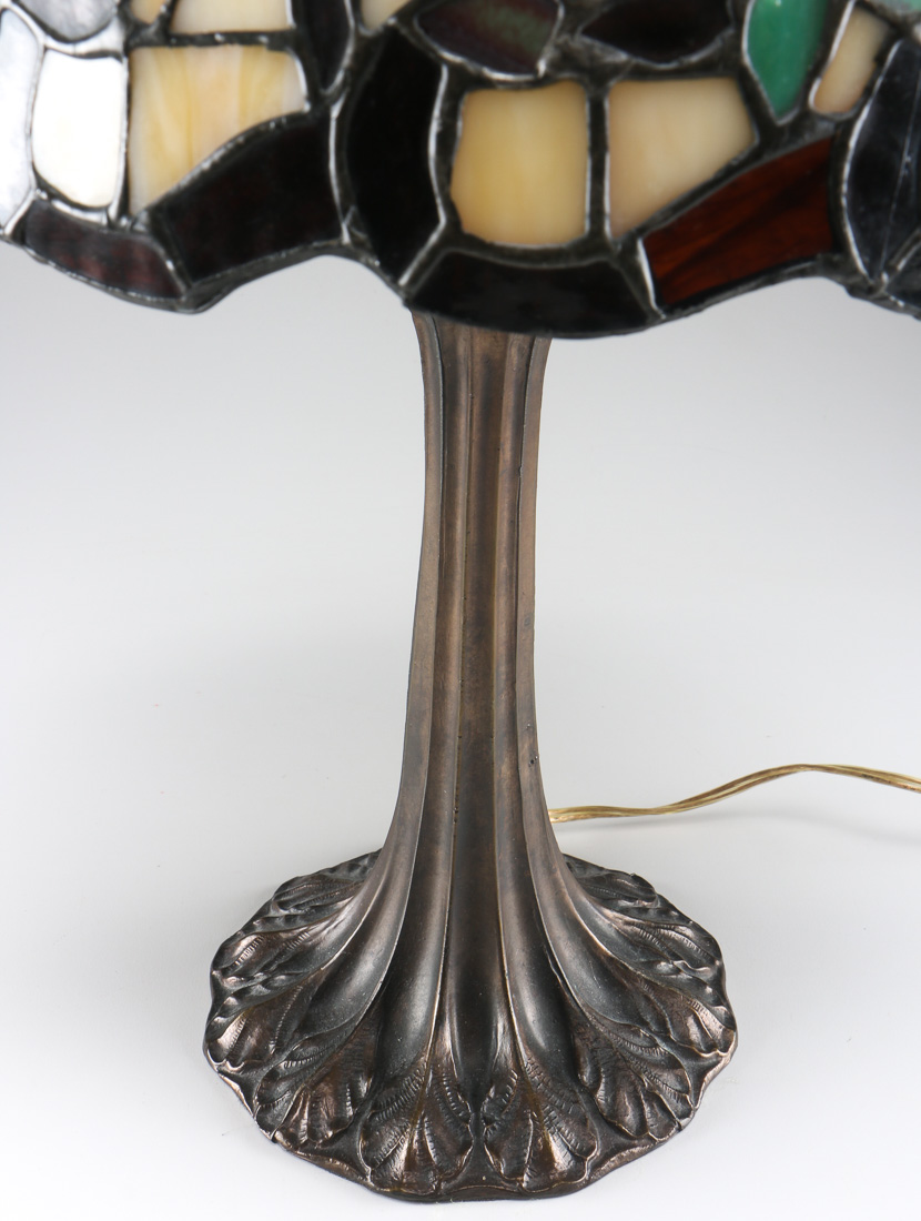 Pair Of Tiffany Style Desk Lamps