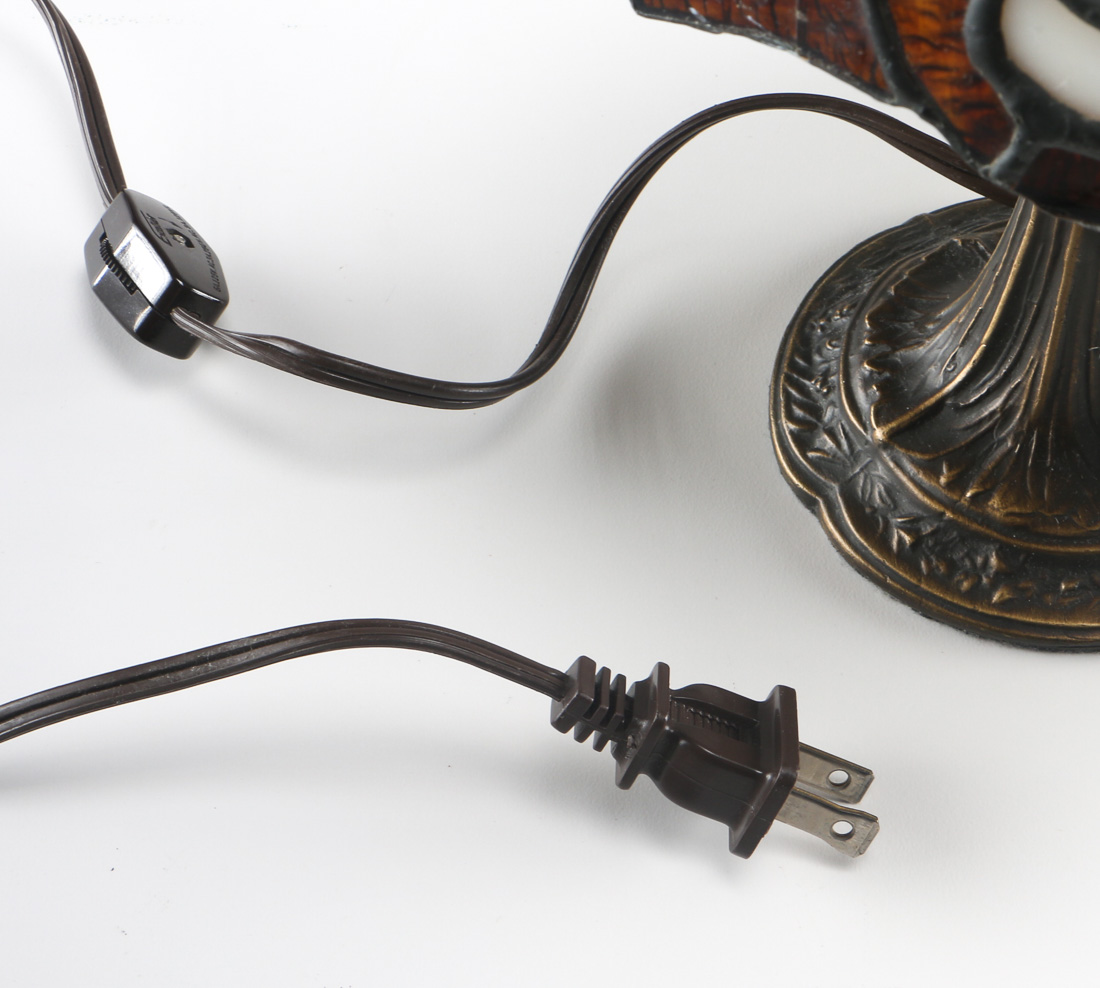 Pair Of Tiffany Style Desk Lamps