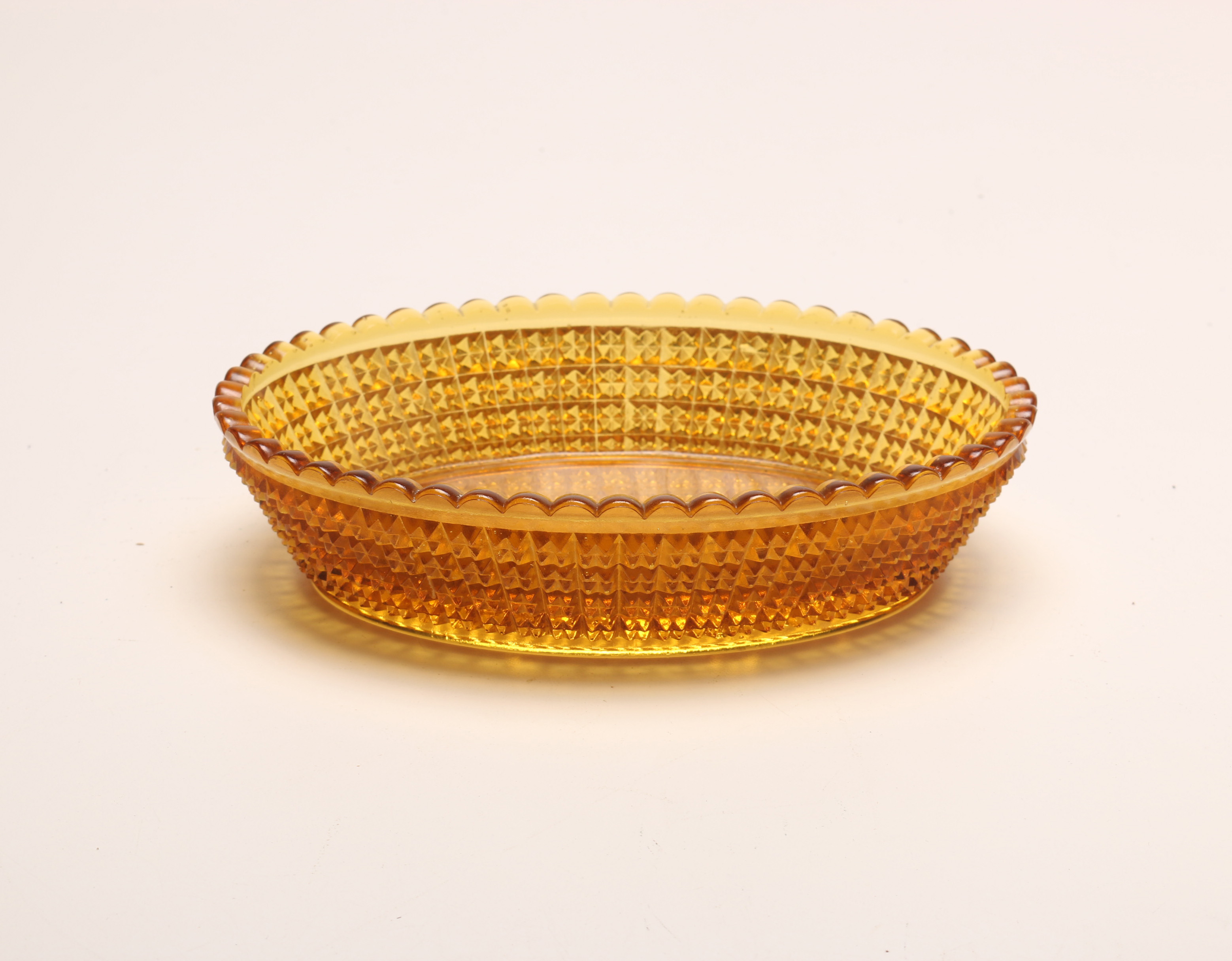 Carnival Glass and Amber Glass Bowls