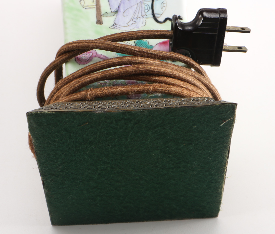 Vintage Hand Painted Chinese Lamp