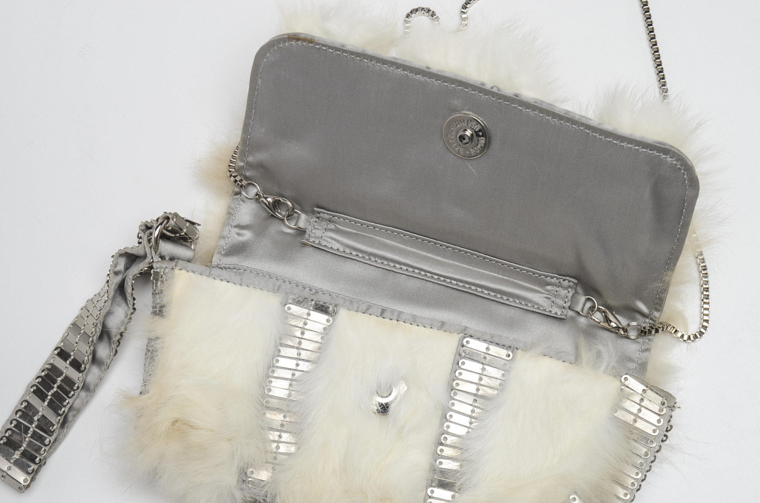 Paolo Massi Beaver Fur Handbag and Armani Exchange Rabbit Fur Handbag