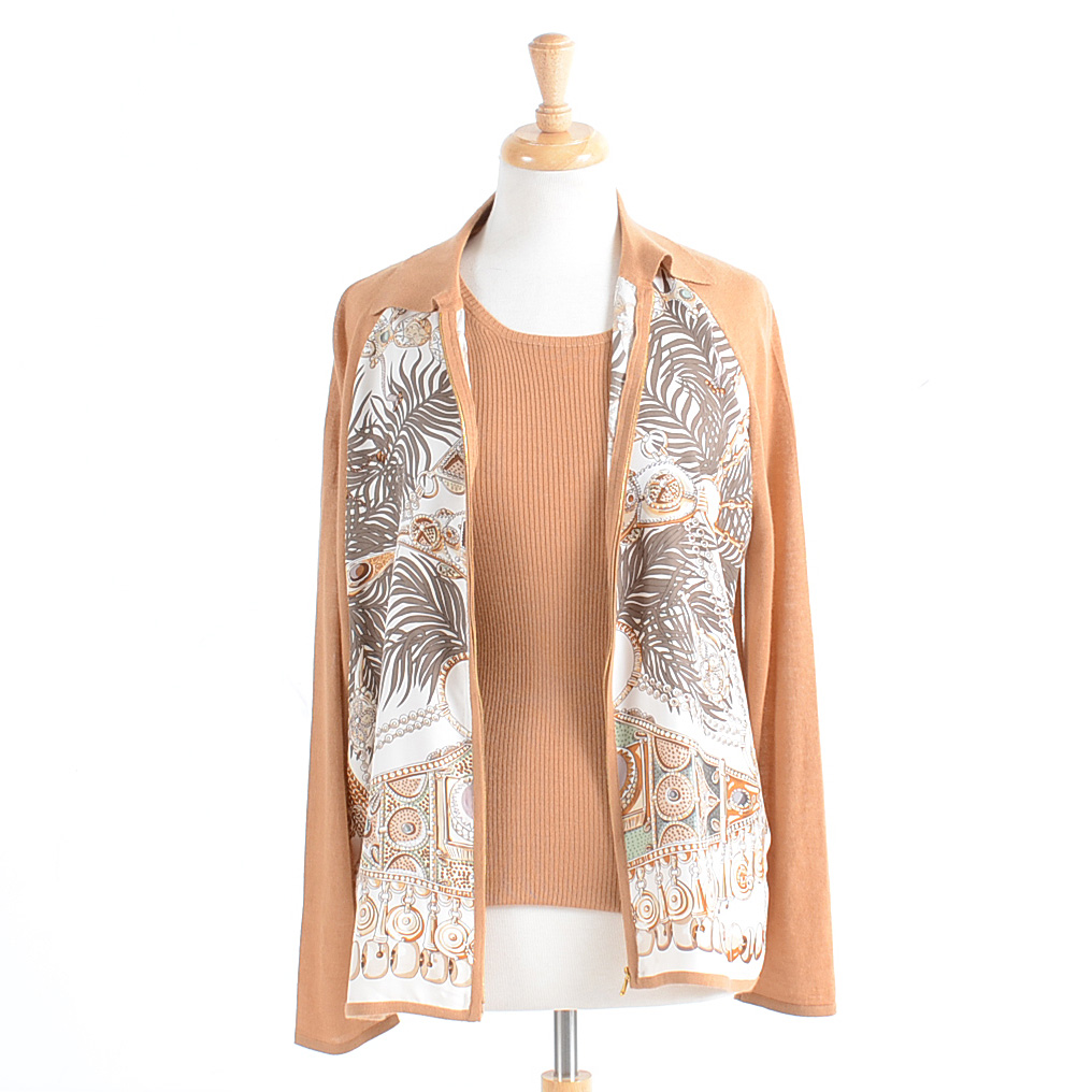 Hermès Silk and Cashmere Sweater Set