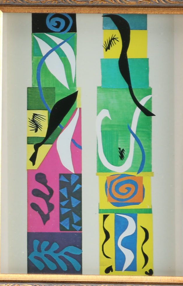 Henri Matisse Offset Lithographs "Chinese Fish" and  "Beasts of the Sea"