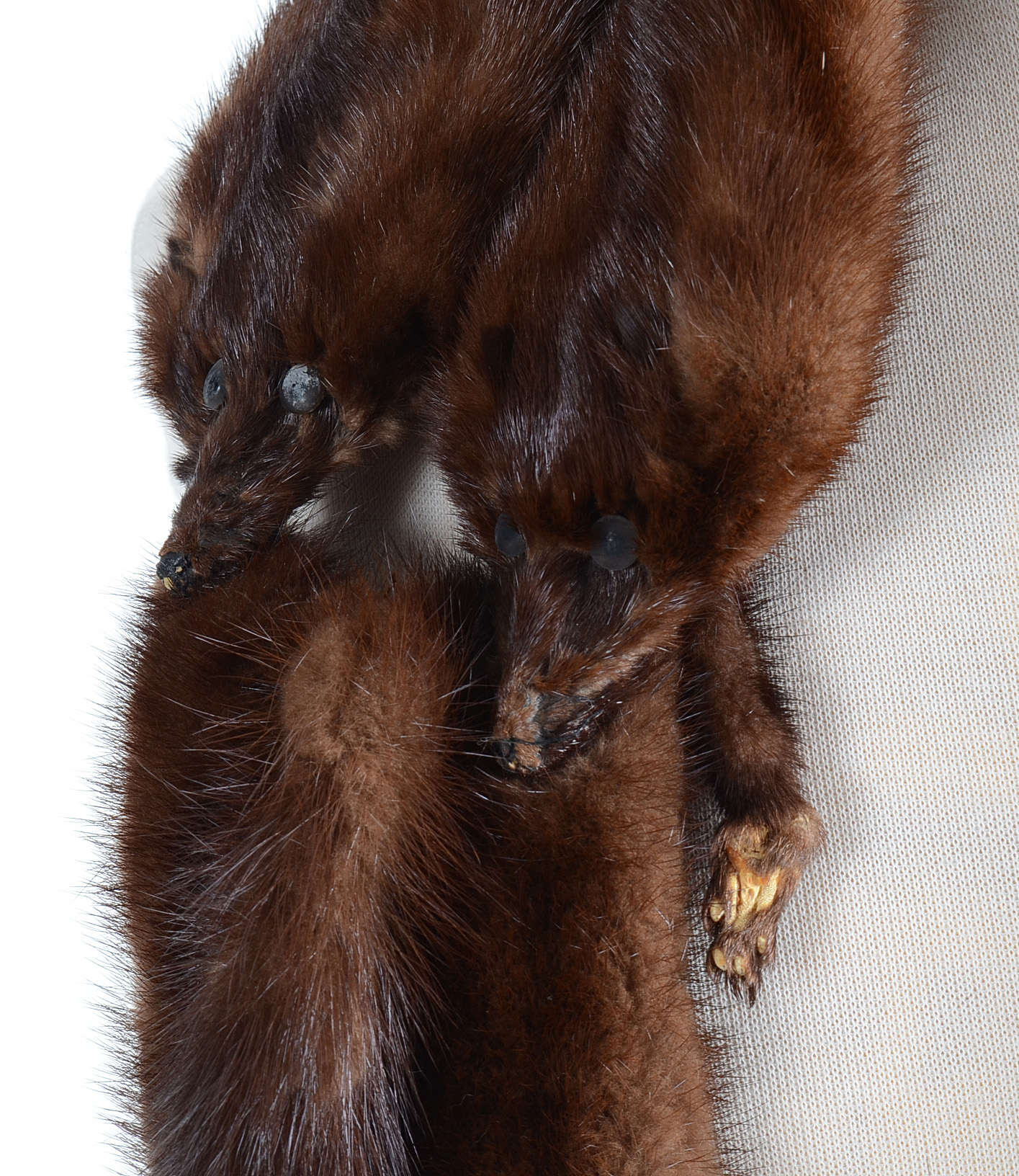 Vintage Chocolate Mink Stole