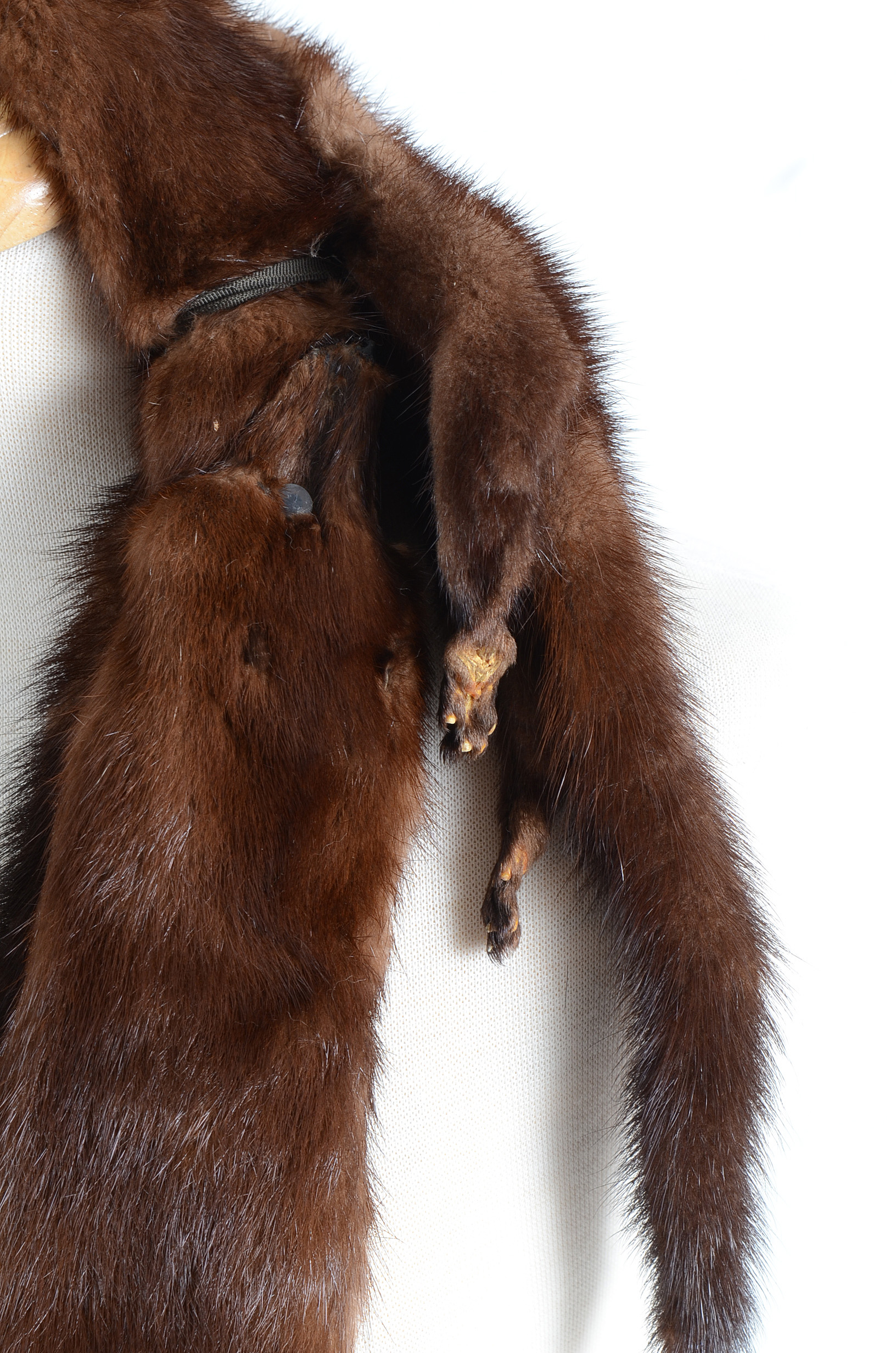 Vintage Chocolate Mink Stole