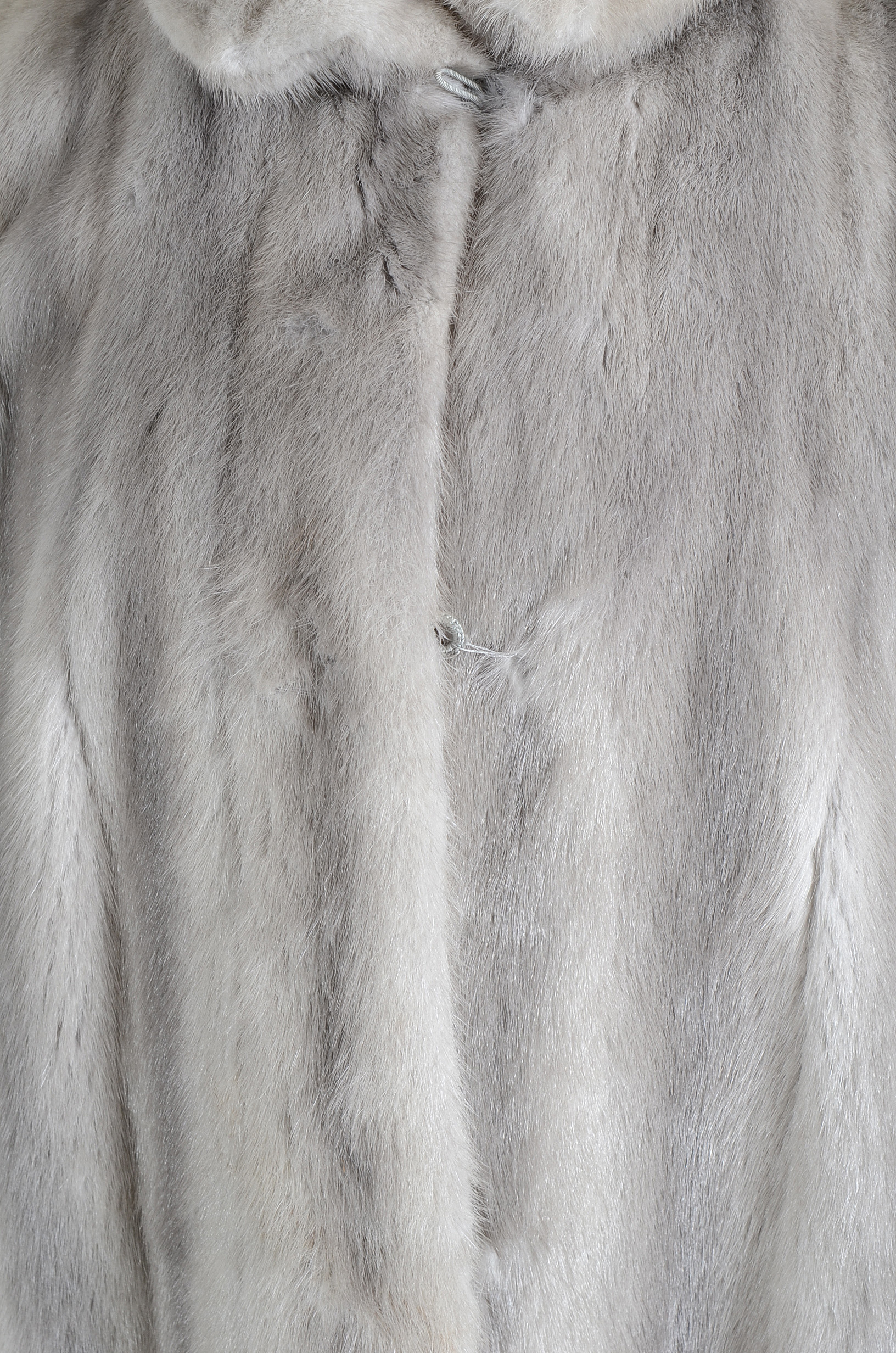 Silver Mink Fur Coat