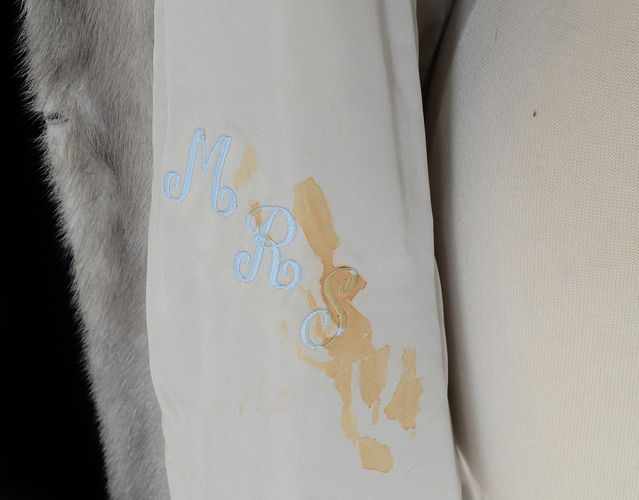 Silver Mink Fur Coat