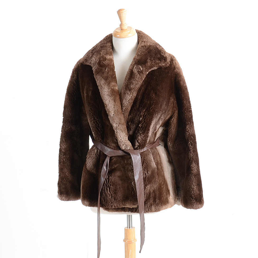 1970s Vintage Sincerely Gidding Jenny Sheared Beaver Fur Coat