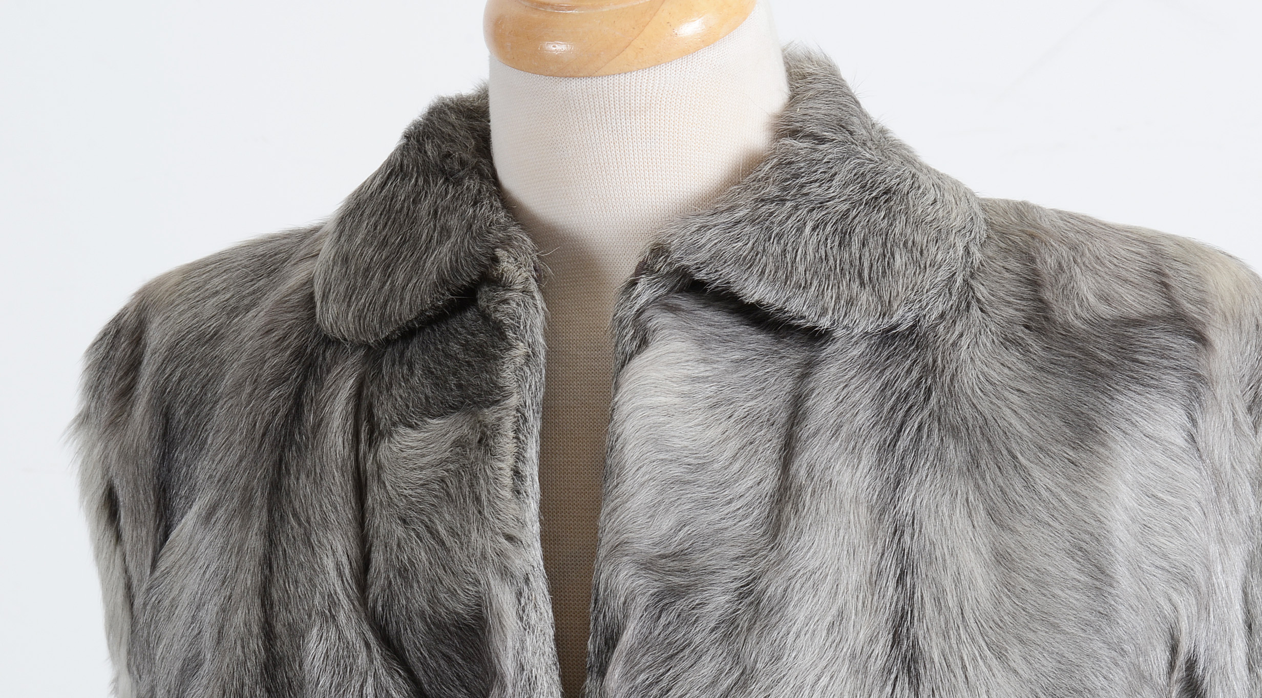 1950s Vintage Donenfeld's Goat Fur Cape