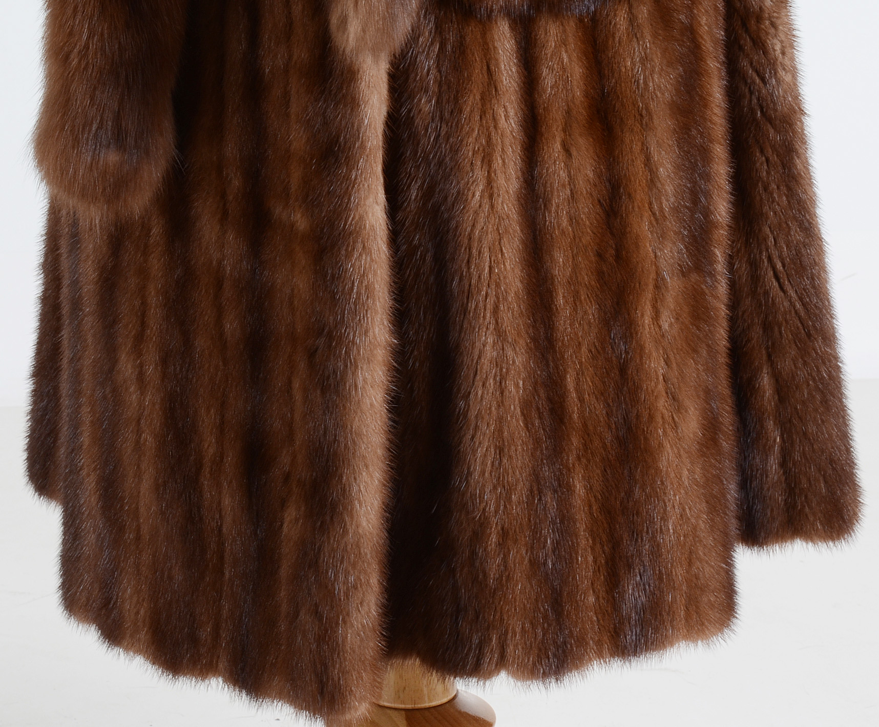 Vintage Chocolate Mink and Sabel Swing Coat