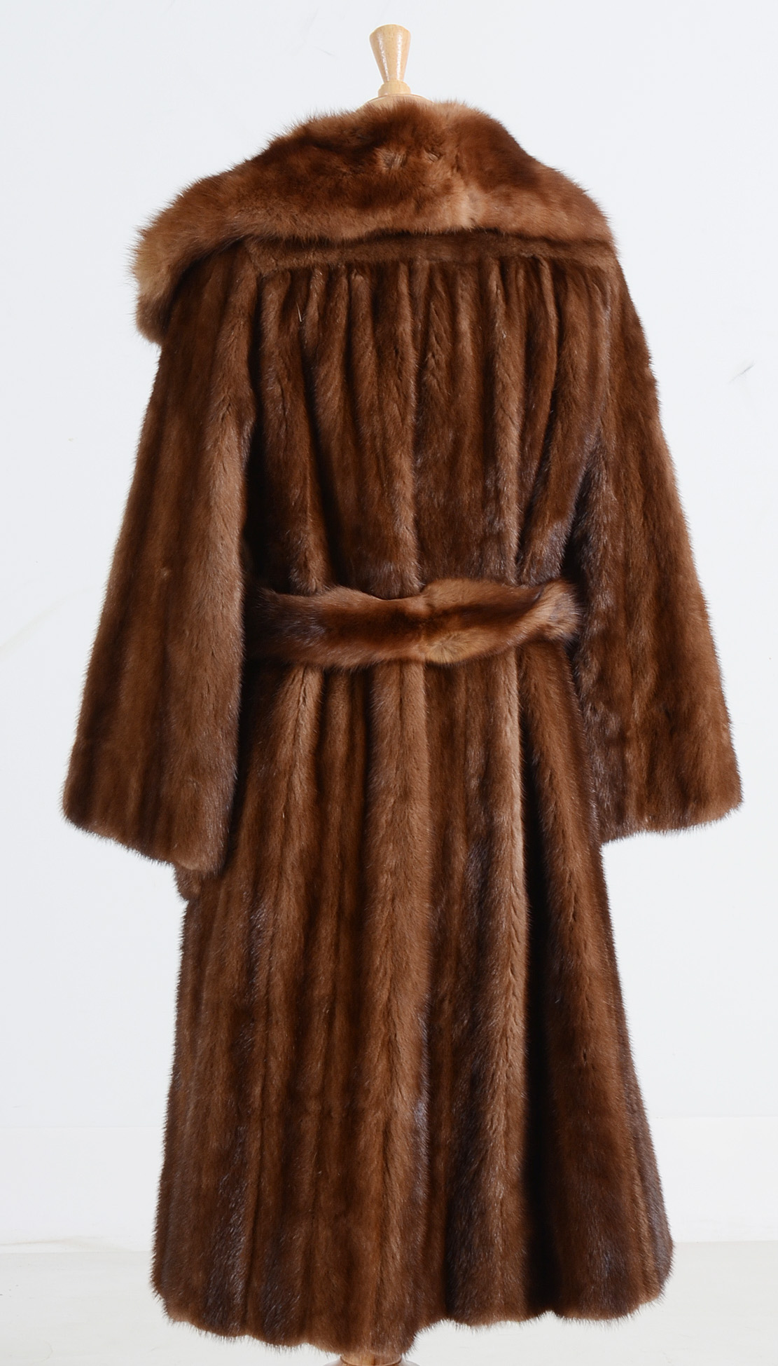 Vintage Chocolate Mink and Sabel Swing Coat