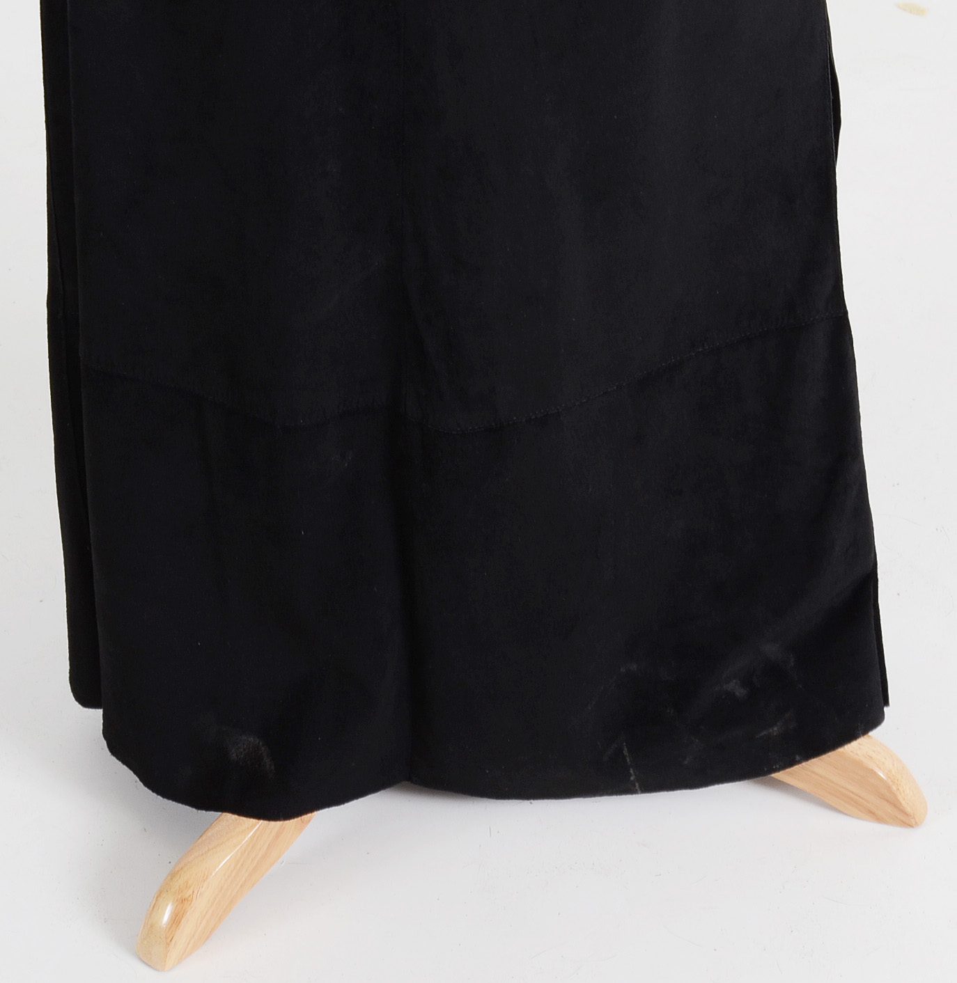 Suede Kenneth Cole Maxi Skirt and DKNY Turtleneck