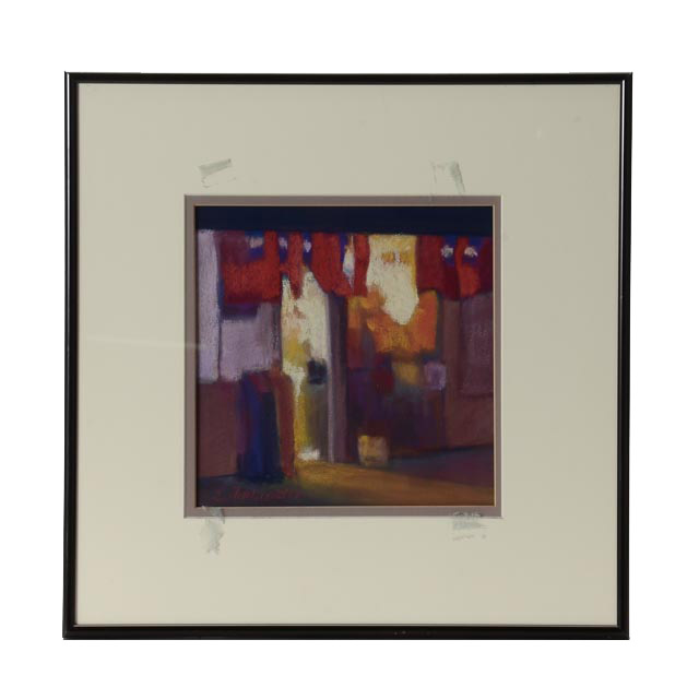 Elizabeth Armbruster Original Pastel Drawing "San Francisco"