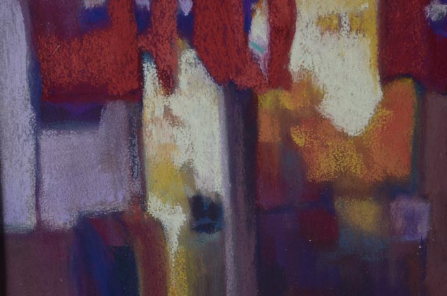 Elizabeth Armbruster Original Pastel Drawing "San Francisco"