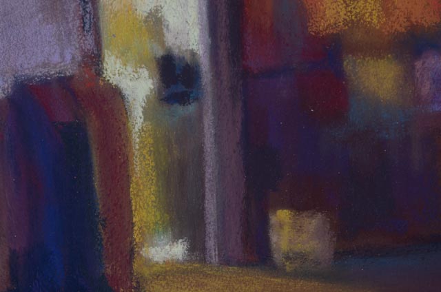 Elizabeth Armbruster Original Pastel Drawing "San Francisco"