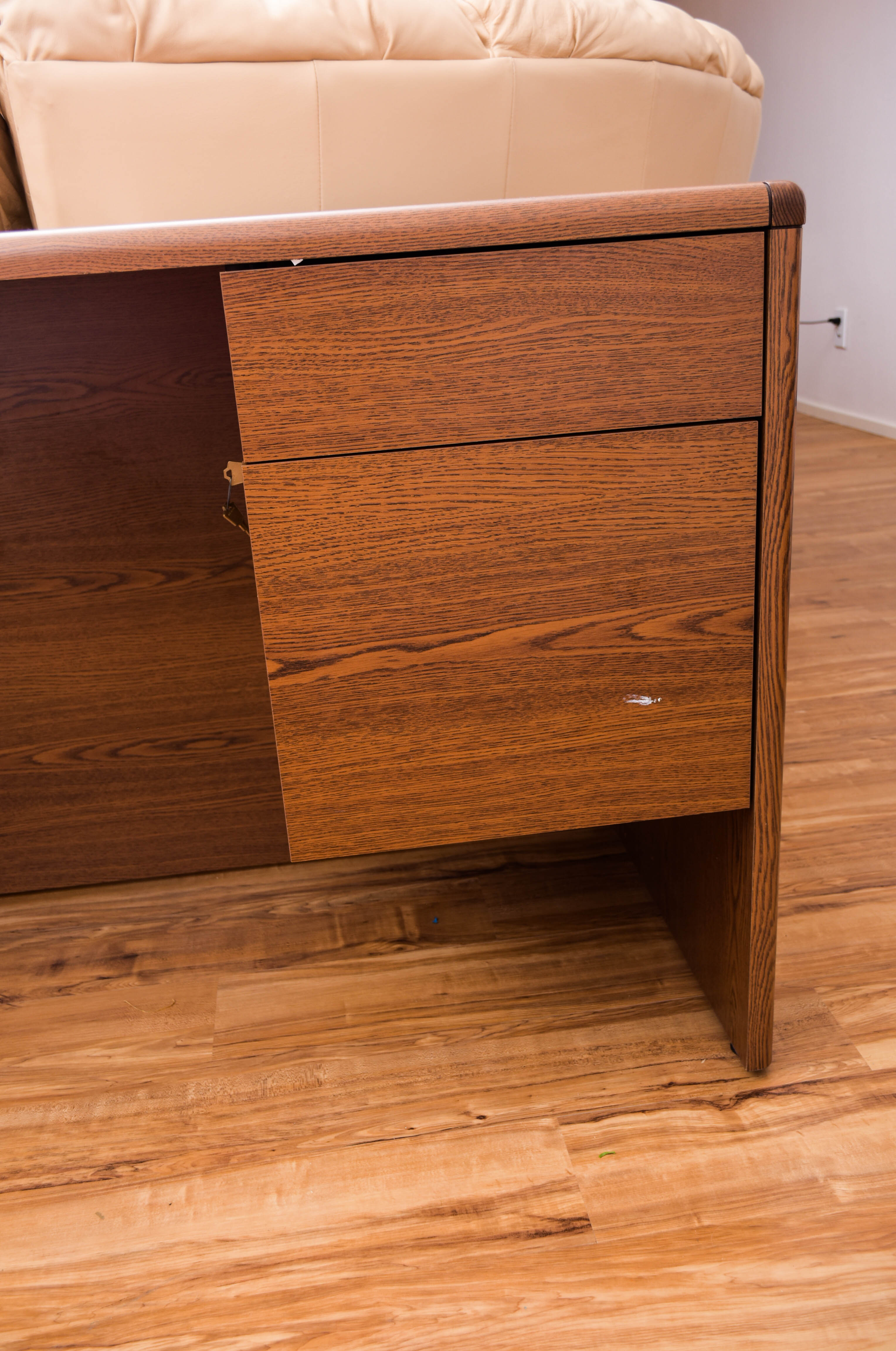 HON Desk and Drexel Chair