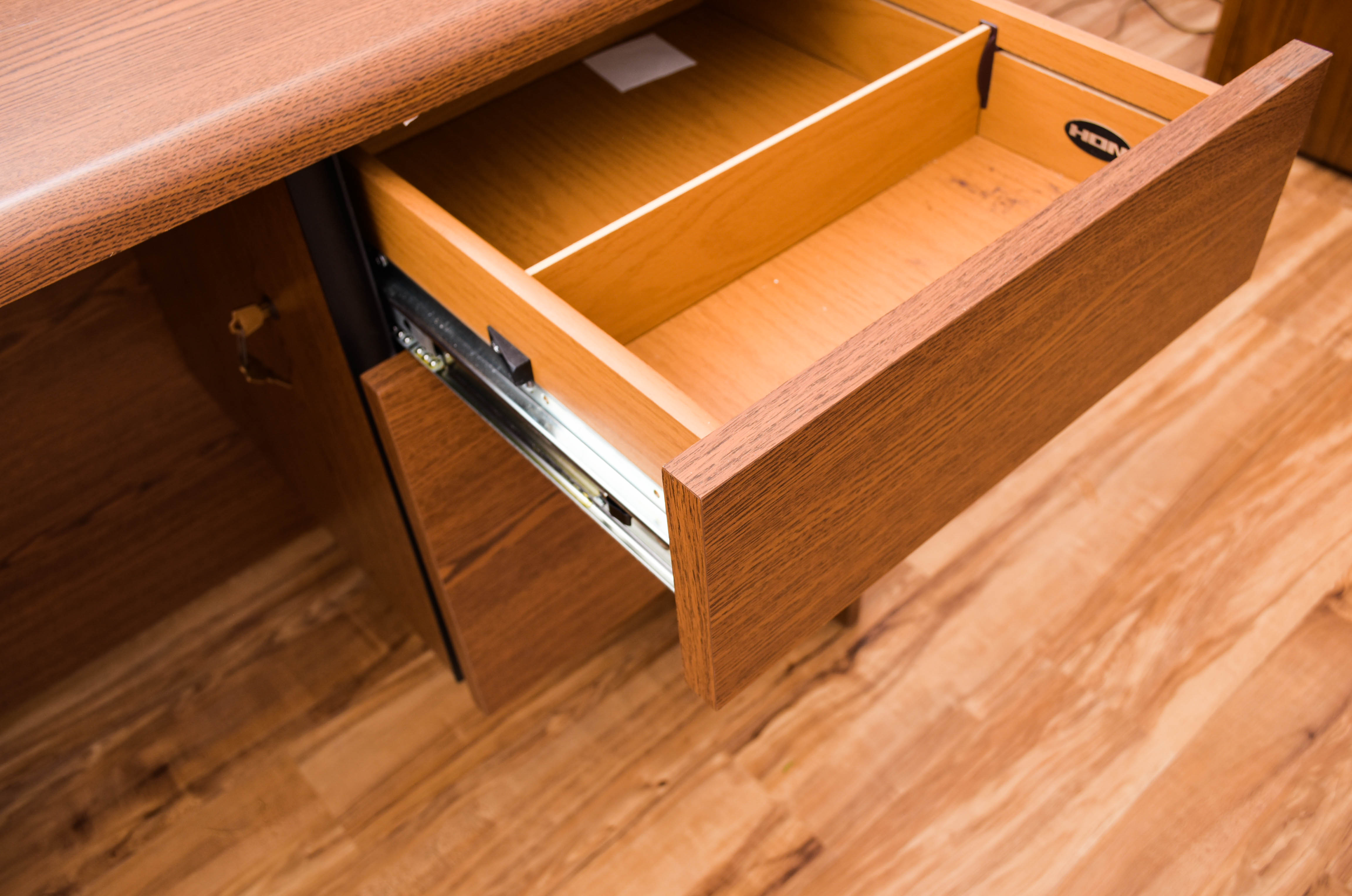 HON Desk and Drexel Chair