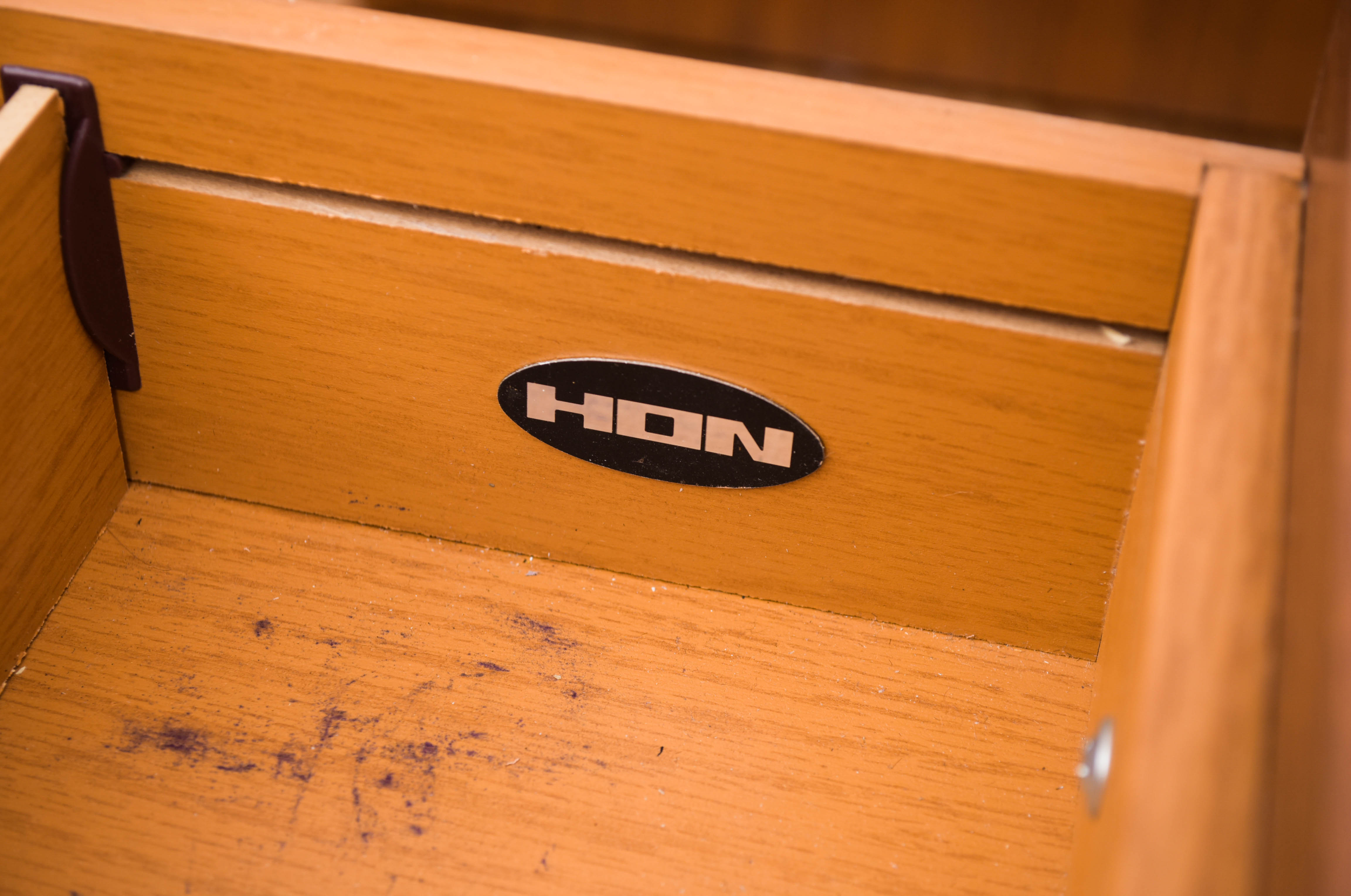 HON Desk and Drexel Chair