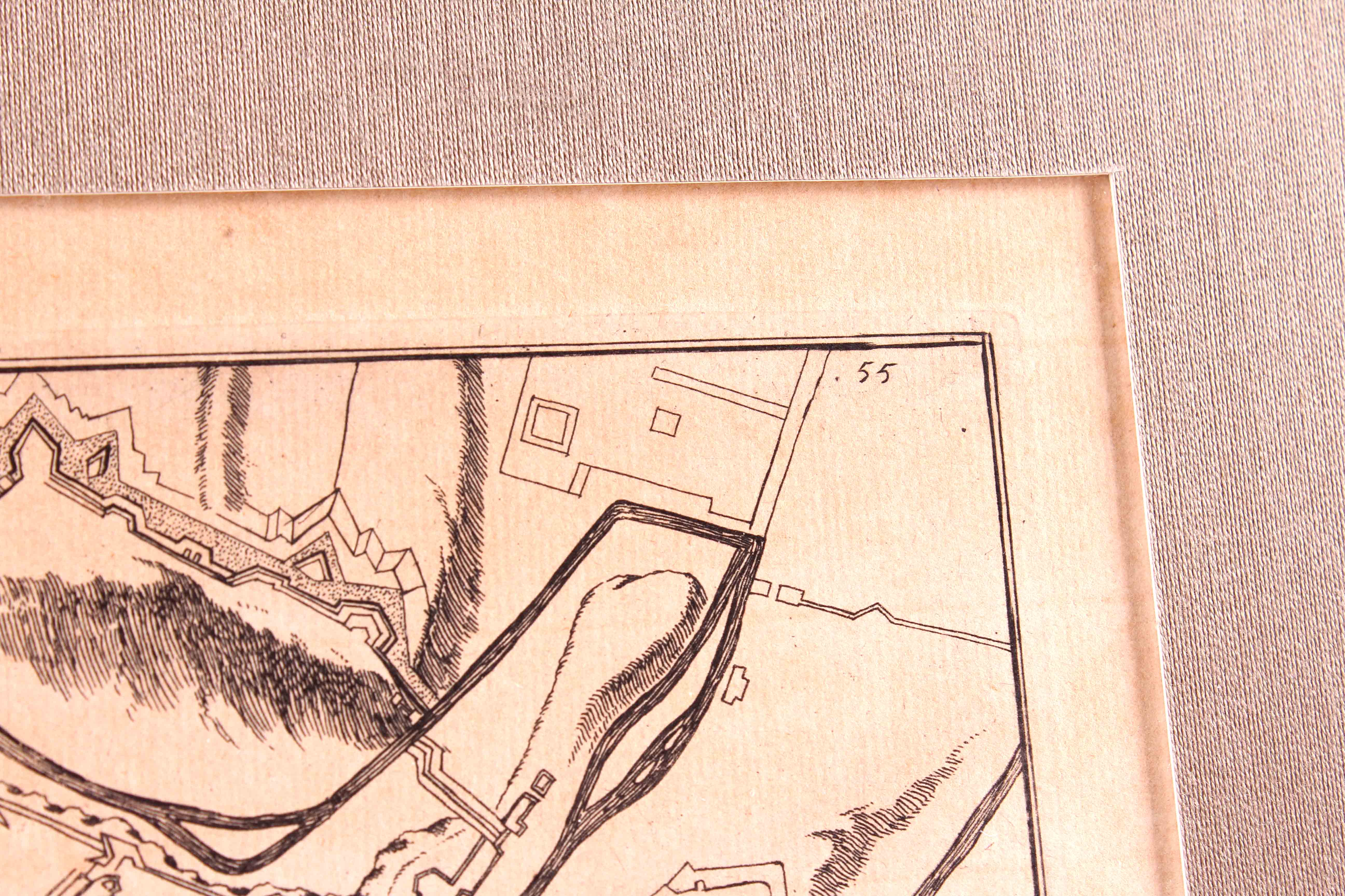 19th Century Luxemborg Map After 17th Century Original