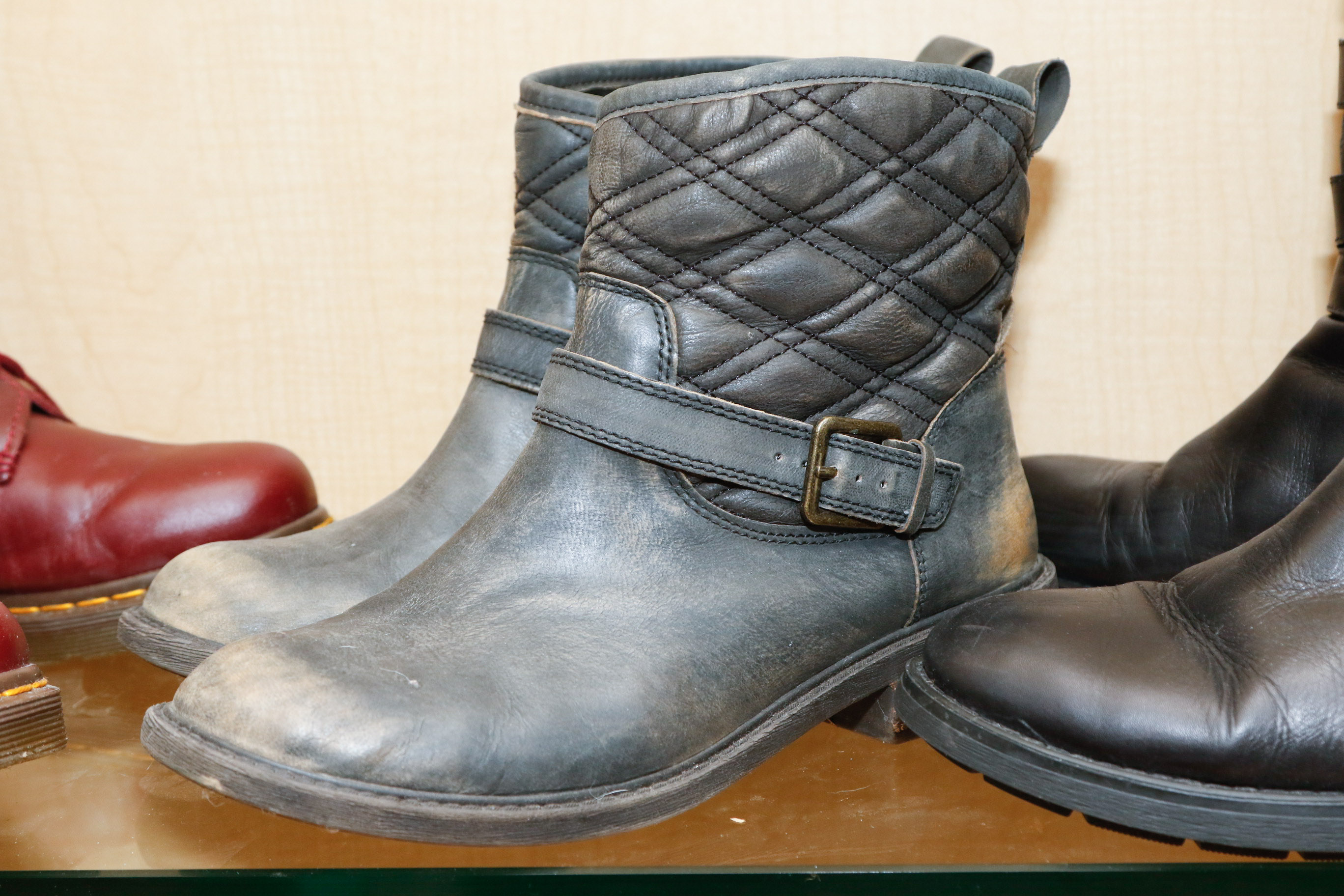 Three Pairs of Women's Boots, Size 9-9.5