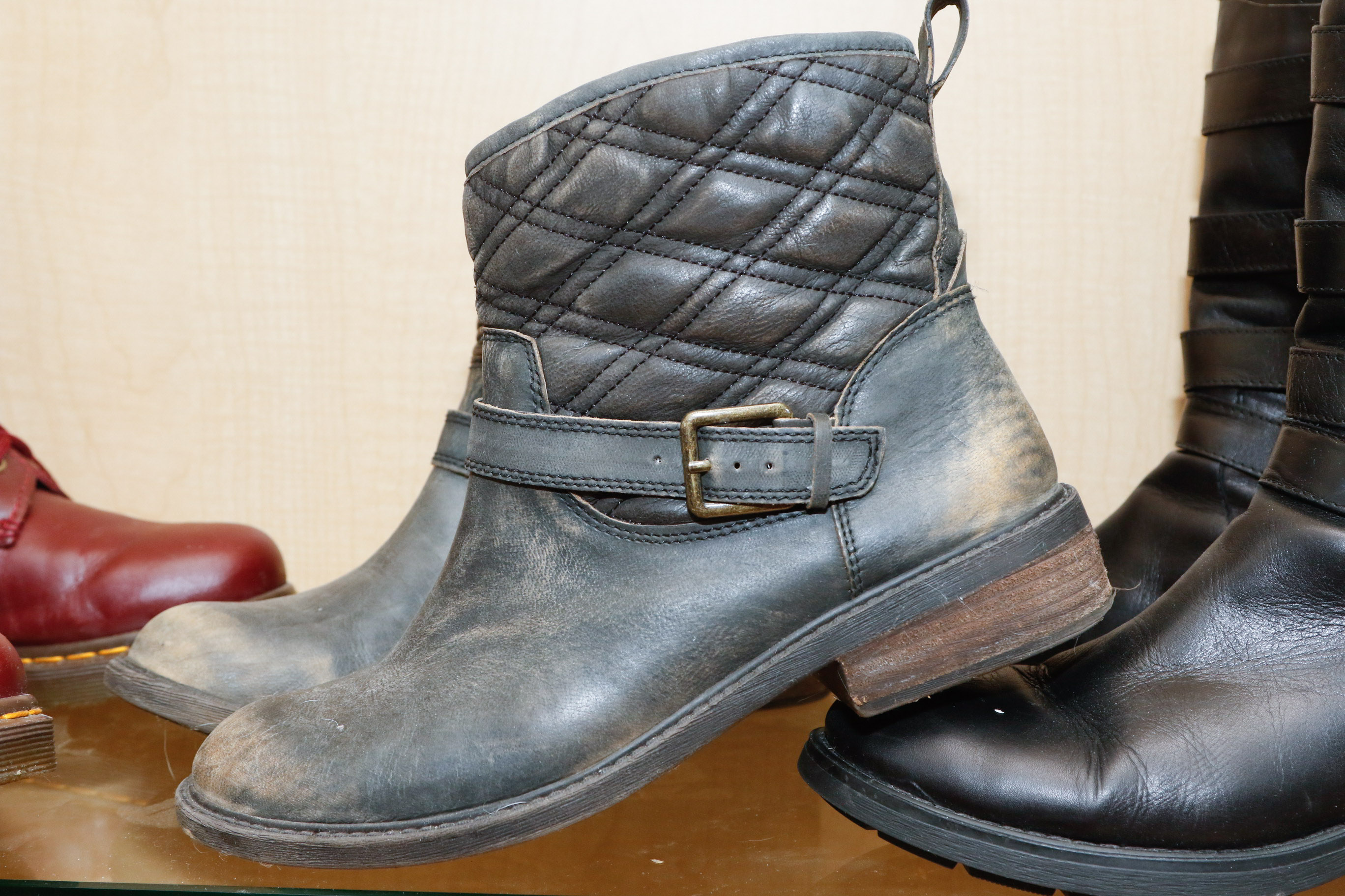 Three Pairs of Women's Boots, Size 9-9.5