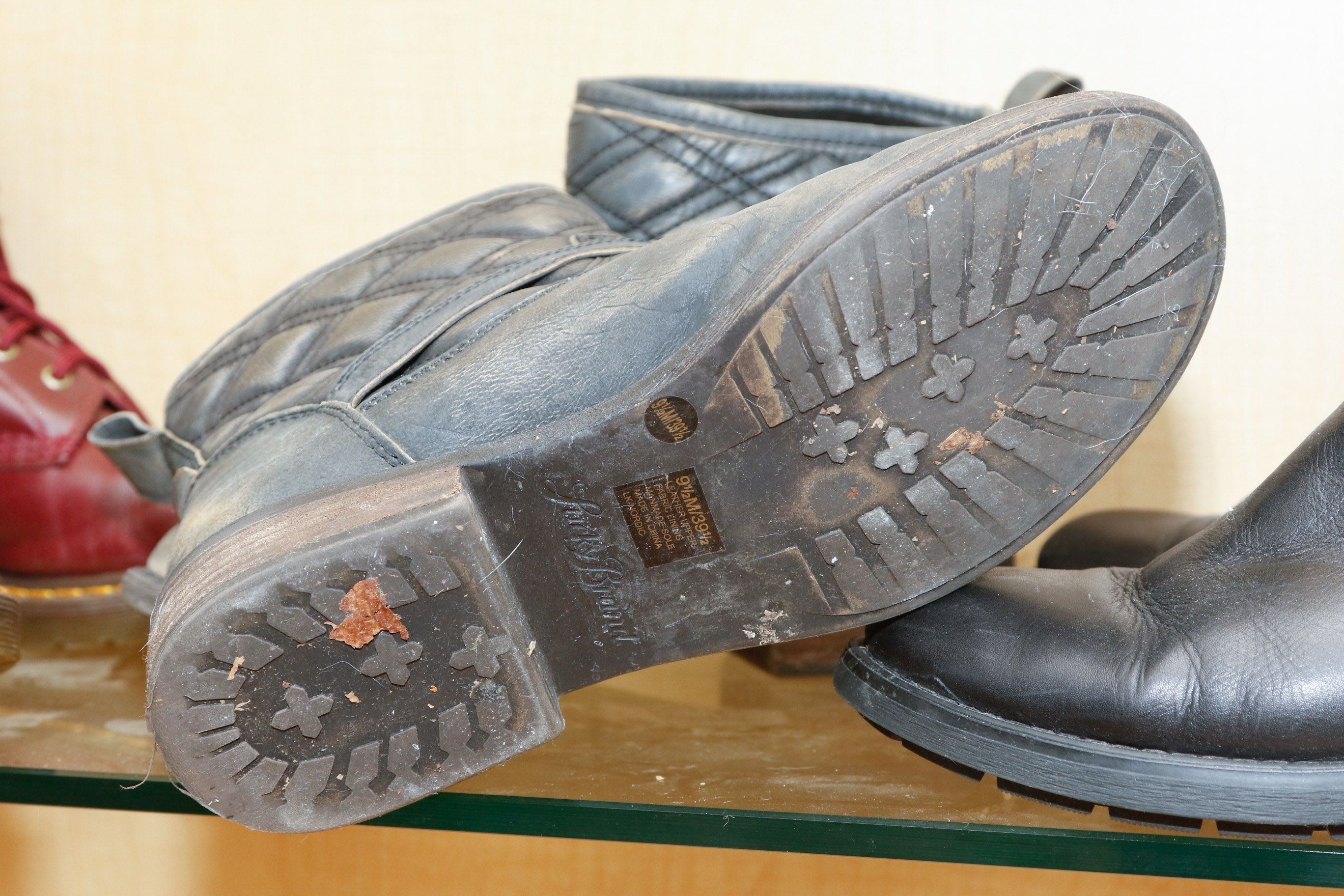 Three Pairs of Women's Boots, Size 9-9.5