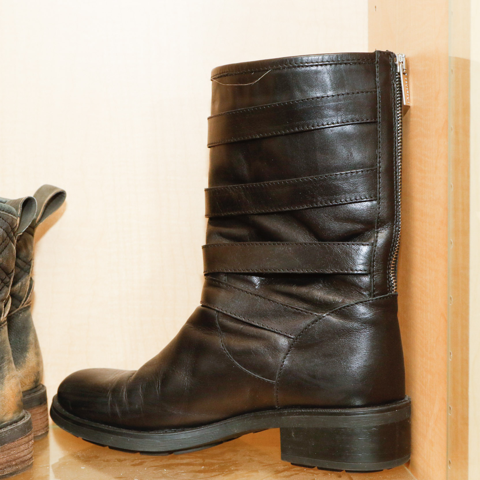 Three Pairs of Women's Boots, Size 9-9.5