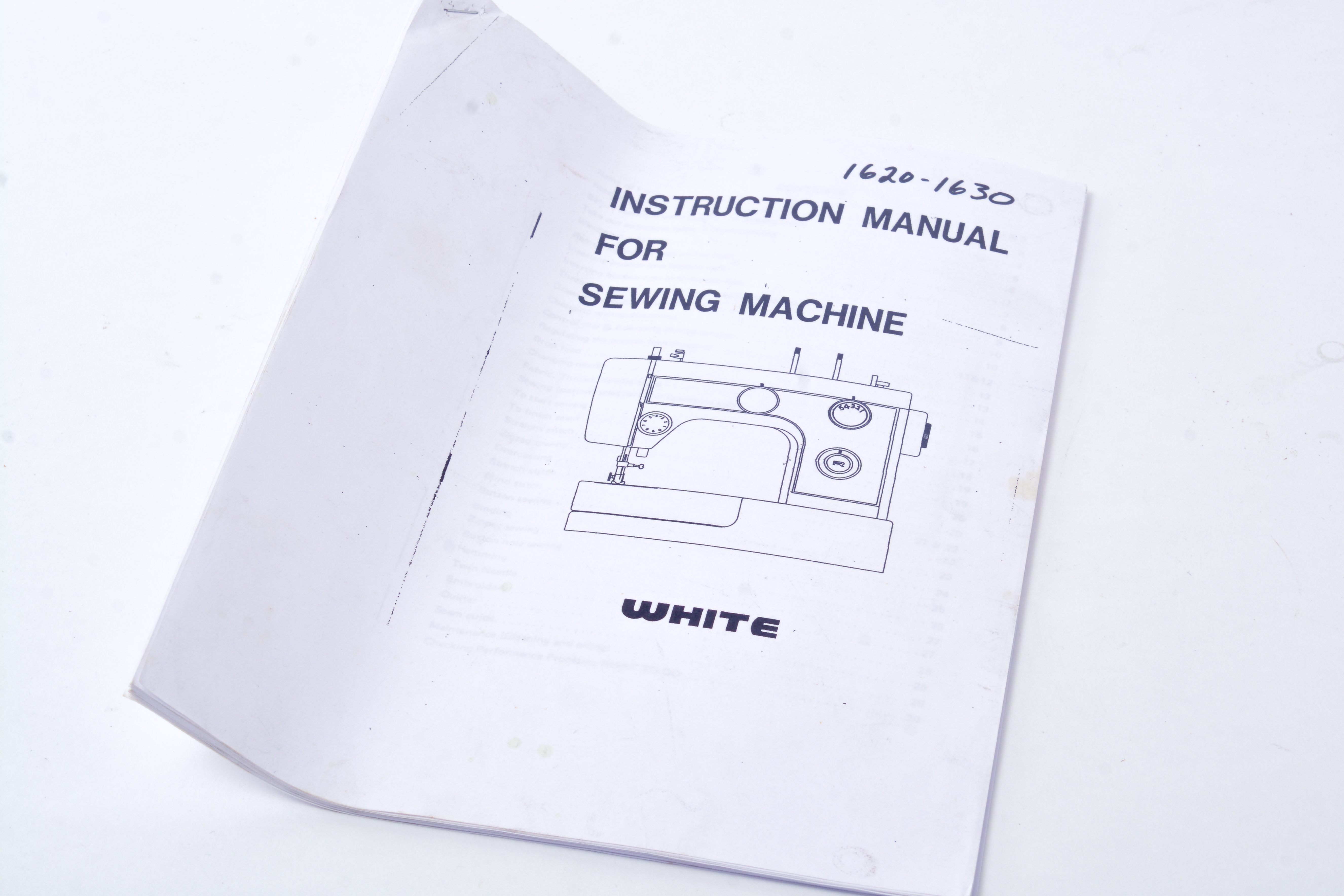 Vintage "White" Sewing Machine