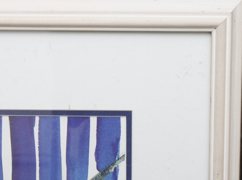 Framed Photo Offset Lithograph of "Seabreeze" by Anne Ormsby